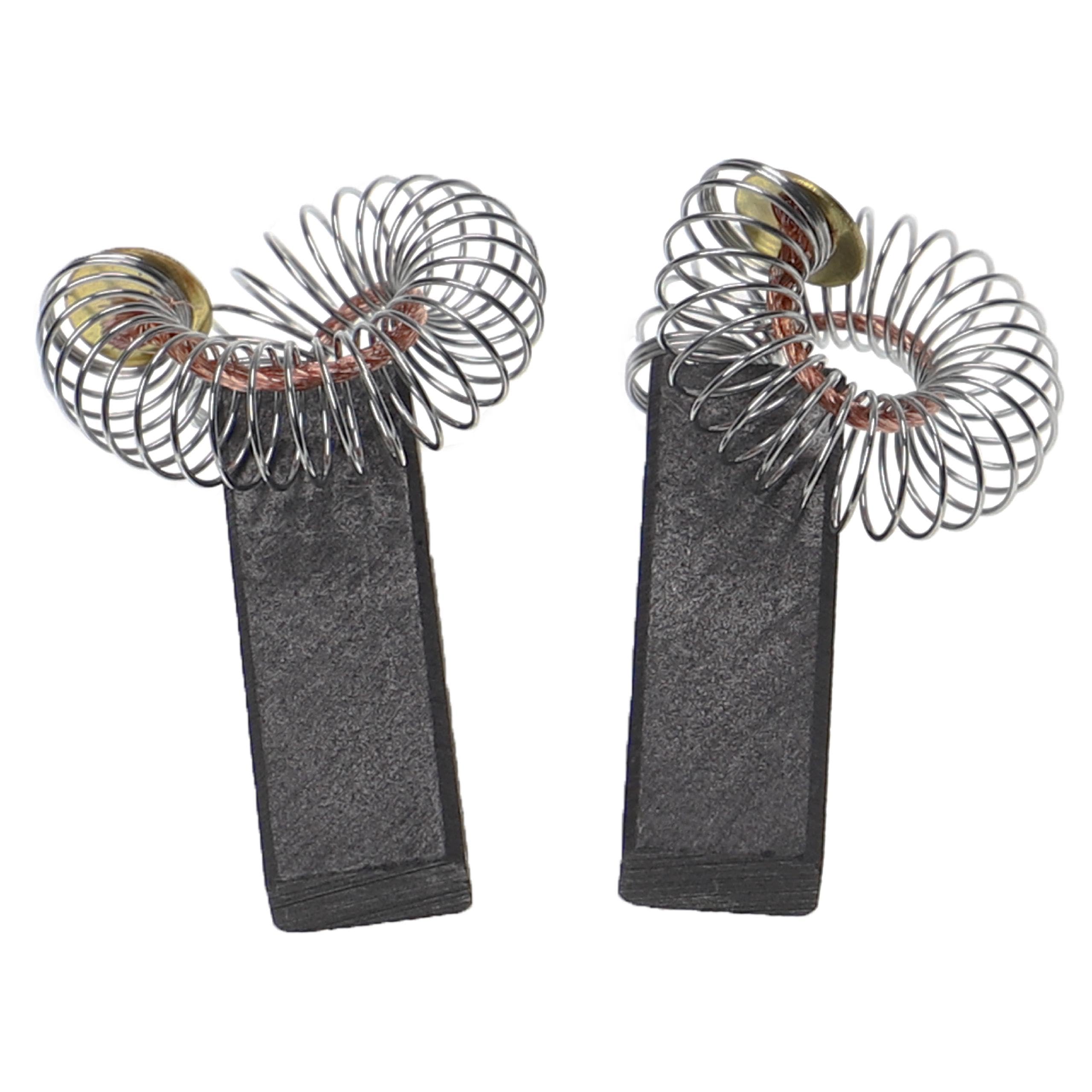 vhbw 2x balais charbon 28 x 9,8 x 6 mm compatible avec Spit D88E, D90 outil électrique, fraiseuse à rainure + ressort