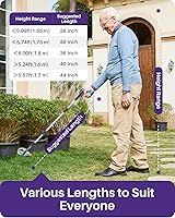 Vista 4 de KEKOY Pro - Herramienta de recogida de 40 pulgadas, paquete de 2, agarradores plegables para personas mayores, palo de basura resistente
