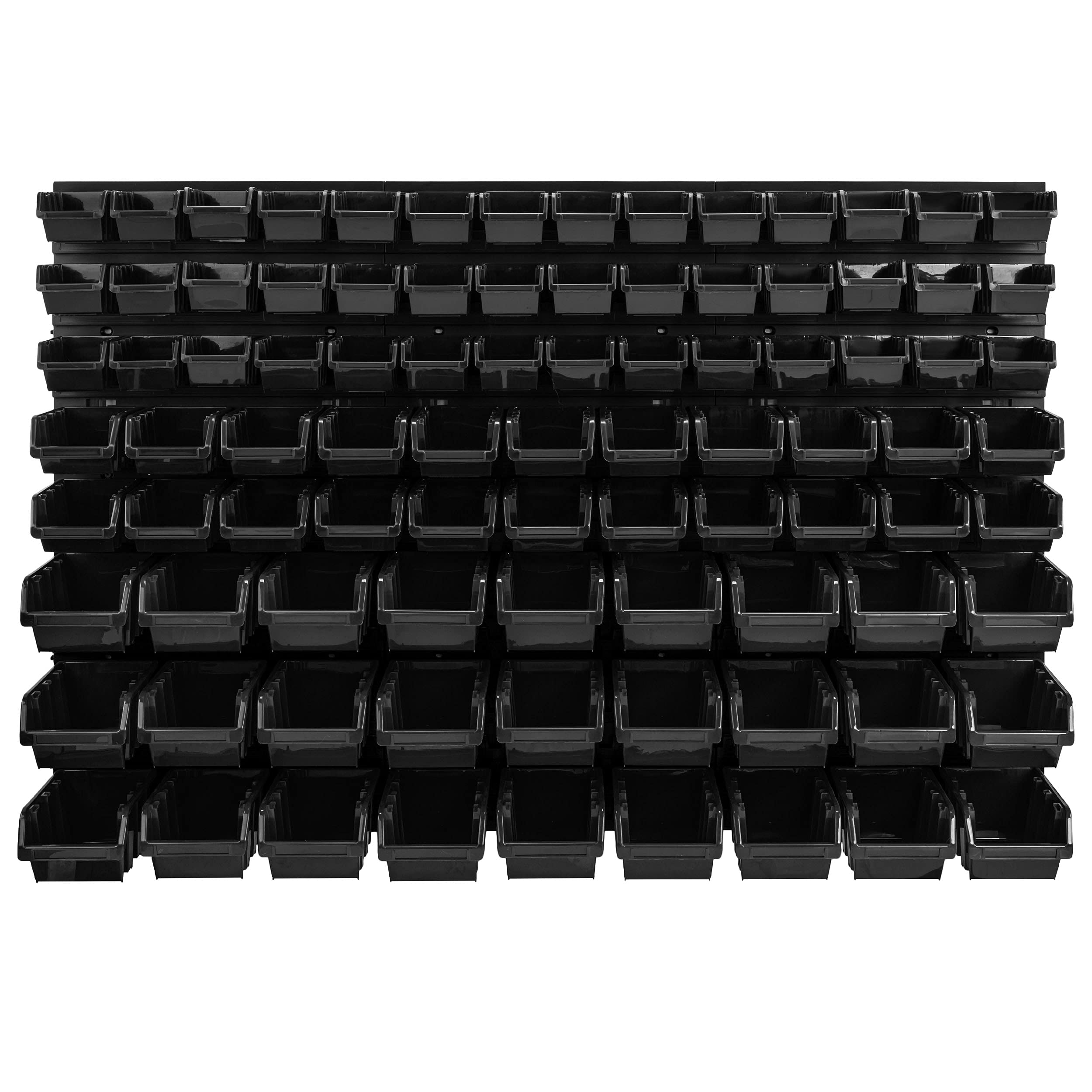 botle 91 scatole impilabili da parete per attrezzi, 1158 x 780 mm, in plastica, per garage, contenitori impilabili per scaffali da magazzino, scatole impilabili officina, parete officina