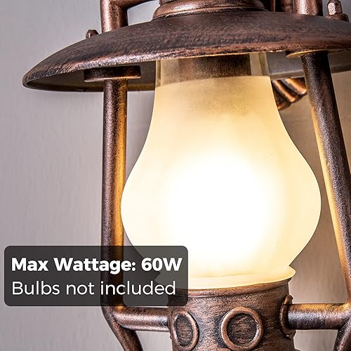 Miniatura 3 de Pantalla de cristal de repuesto para accesorios de iluminación pequeños estilo queroseno GZBtech