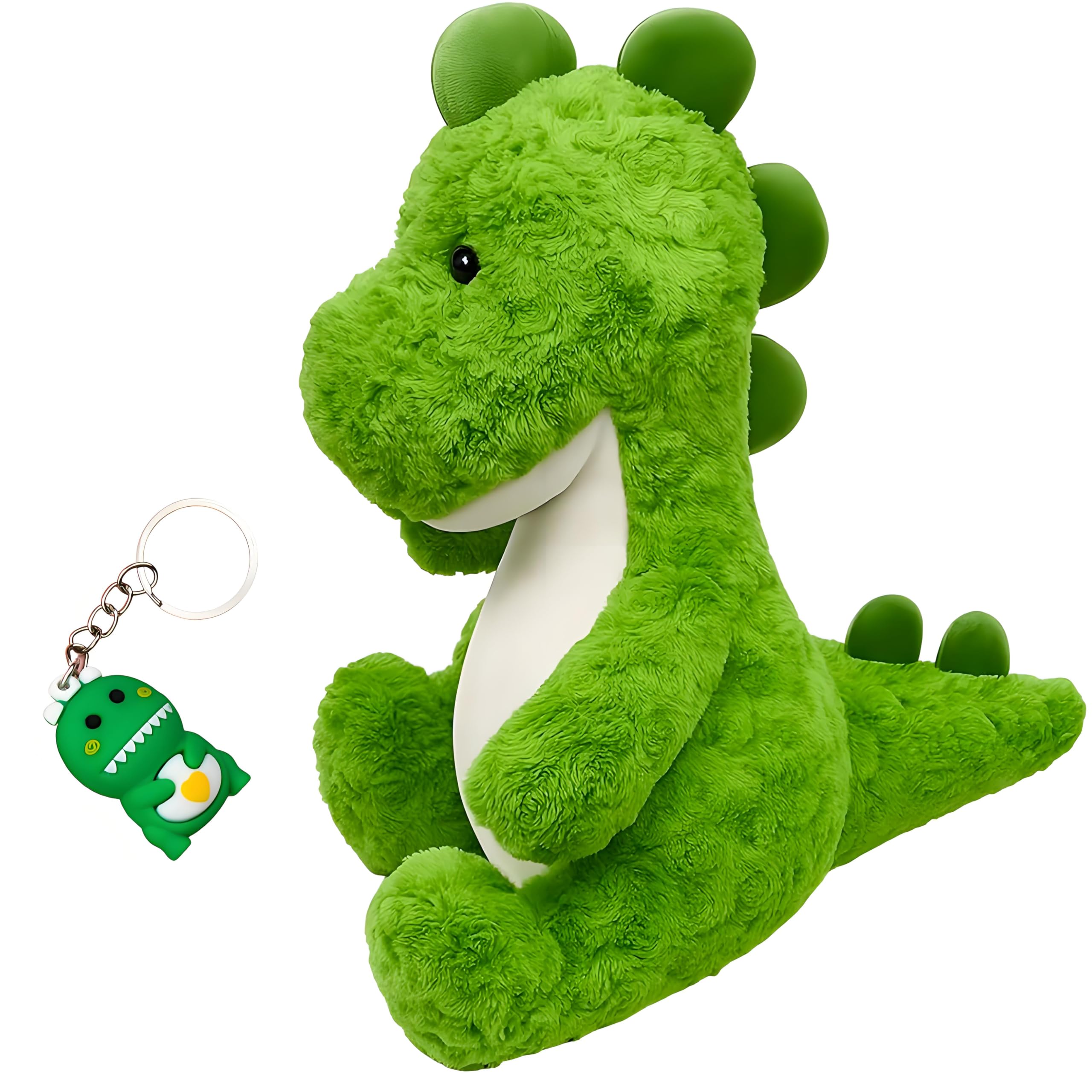 chanyi9588 Dinosaur Toys, 2Pcs Dinosaur Plush, 25cm Dinosaur Teddy for Kids, Dino Plushies for Playtime and Bedroom Decor, Toy for Birthday Party Favors, Bedtime Companion Gift (Green)