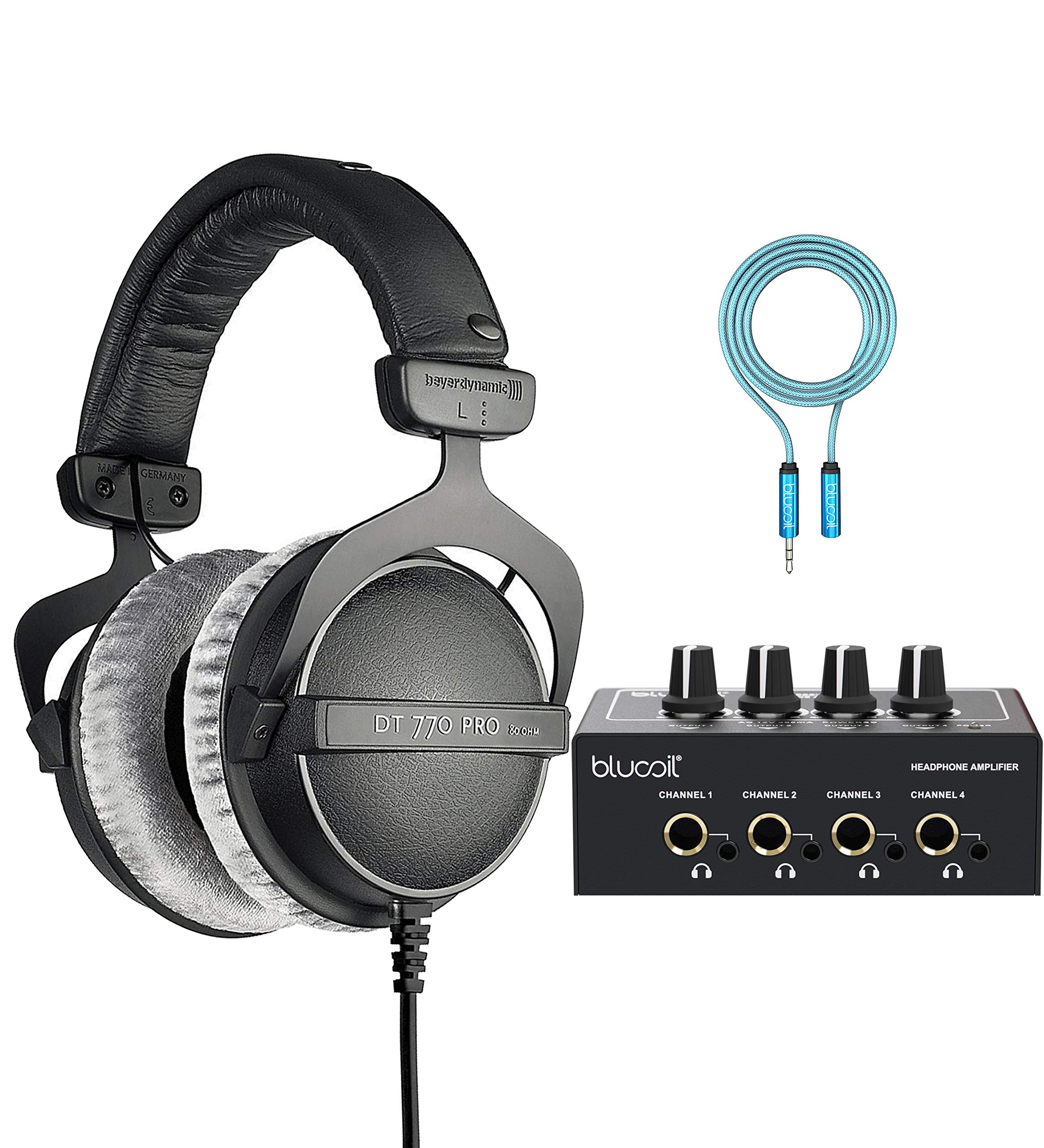 Beyerdynamic DT 770 PRO 80 Ohm Over-Ear Studio Headphones for Computers, Audio Interfaces, Professio