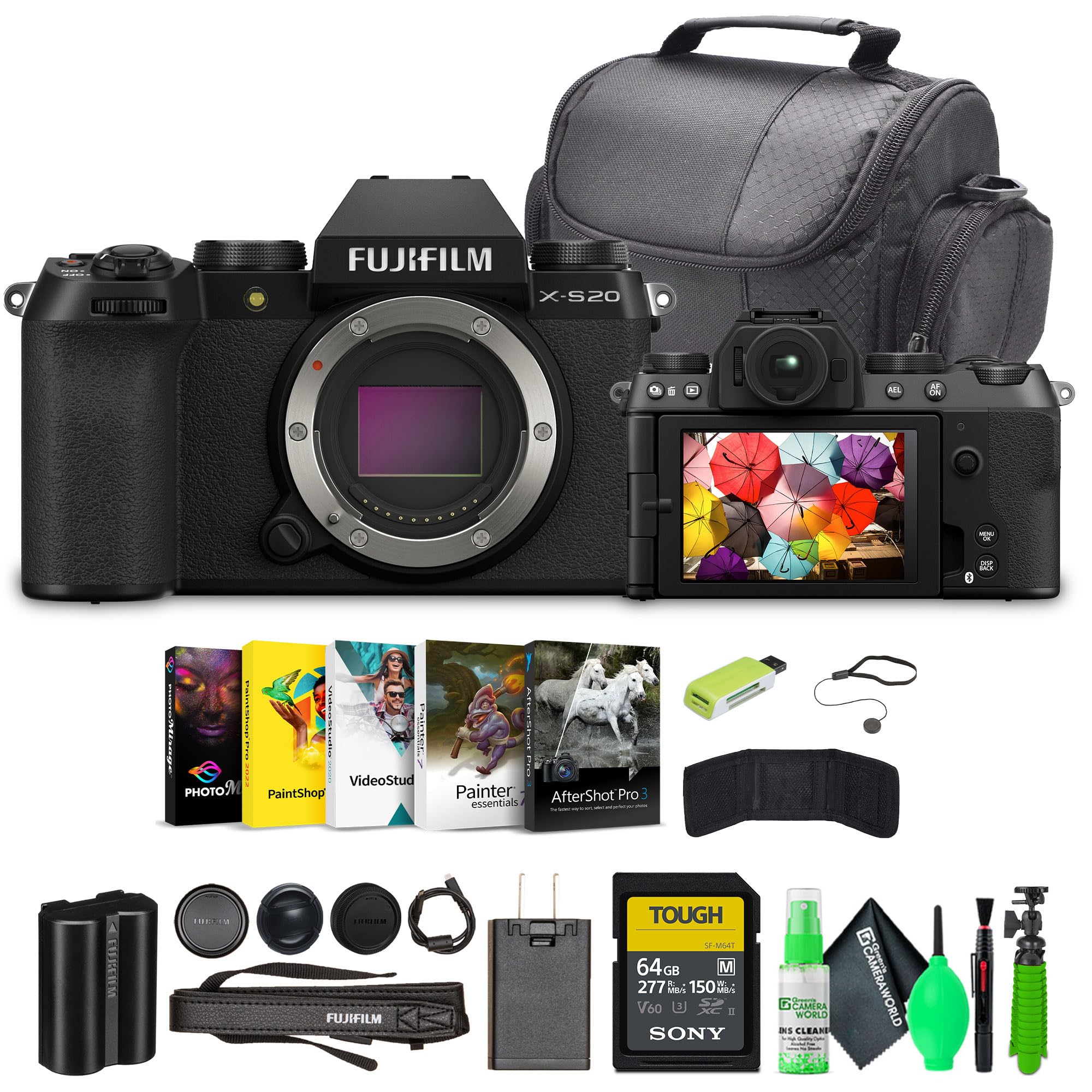 Amazon.com : Fujifilm X-S20 Professional Compact Digital