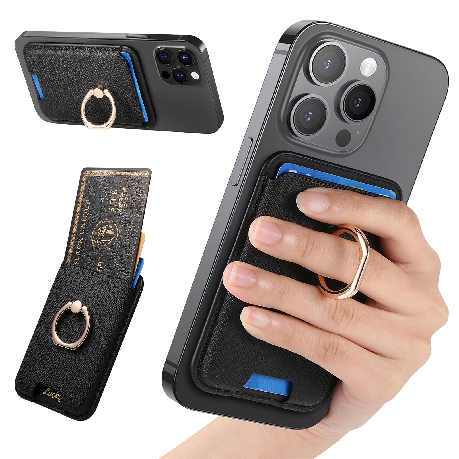 Amazon.co.jp: スマート良品 Mag-Safe対応 マグネット式カードケース
