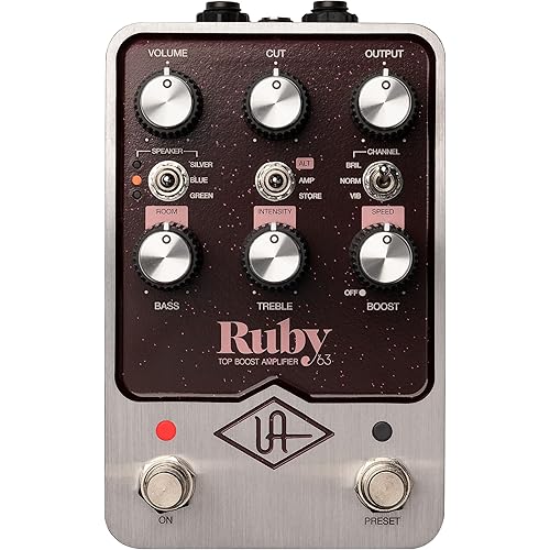 Universal Audio UAFX Ruby '63 Top Boost Amplifier