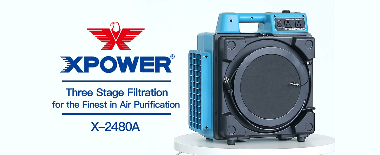 Amazon.com: XPOWER X-2480A 1/3HP 550 CFM Air Scrubber
