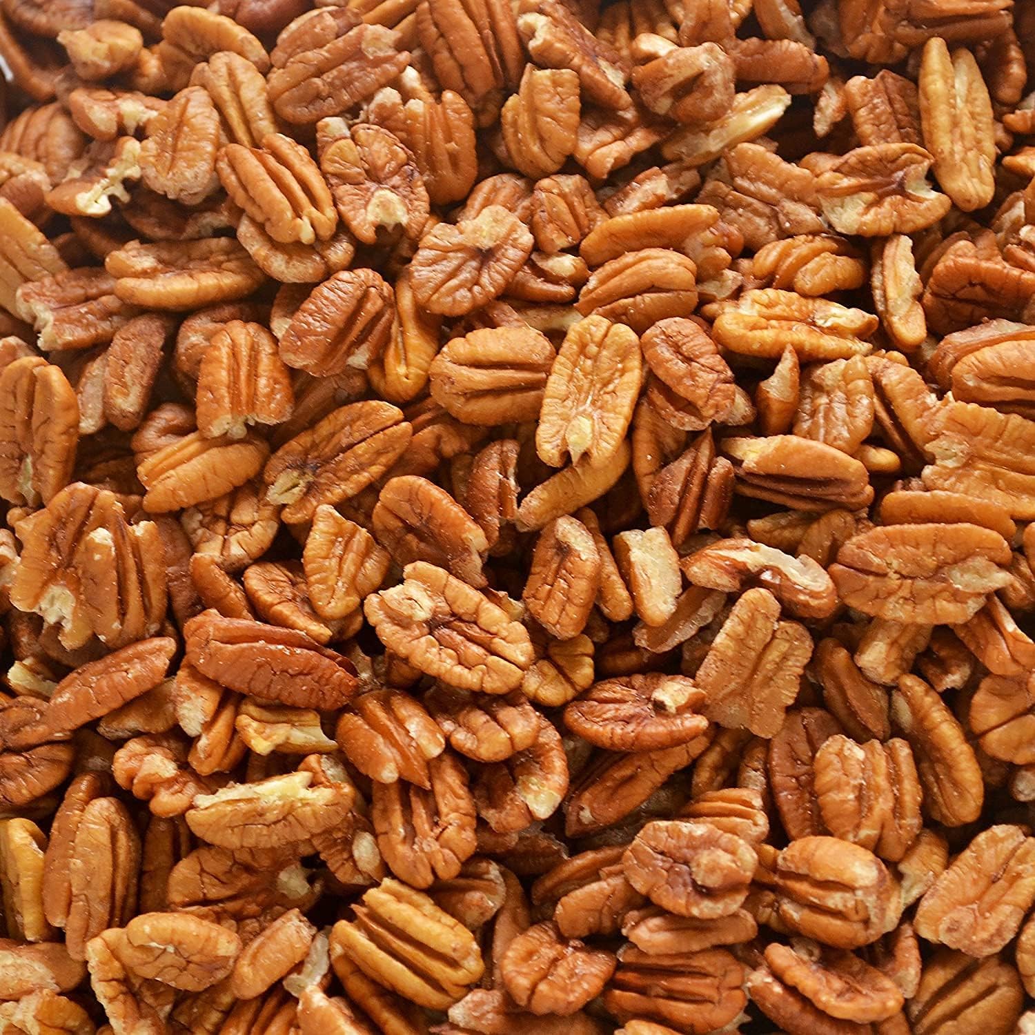 Raw Unpasteurized Shelled Texas Native Pecans, Wild-Harvested and Tested Pesticide-Free Pecan Halves in Oxygen-Barrier Bag for Peak Freshness - 12 Oz