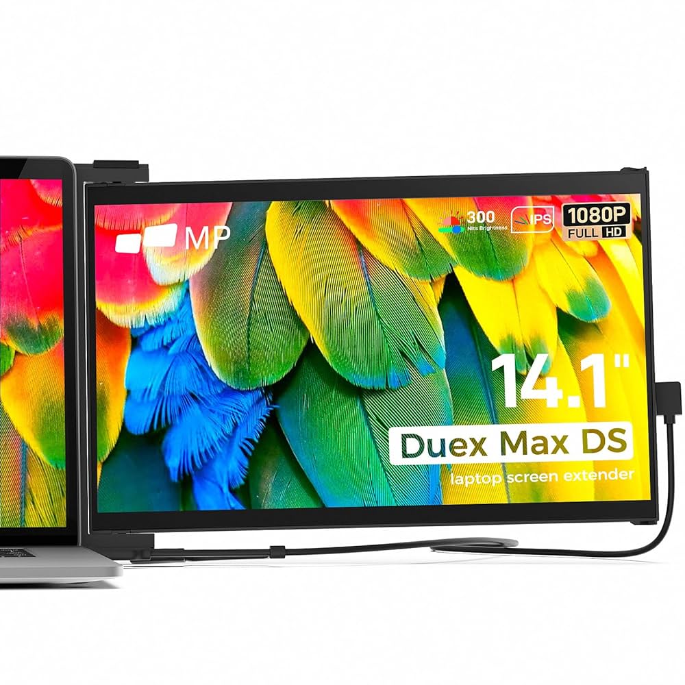 DUEX MAX DS ノートパソコン　外付けモニター Duex Max DS Portable Dual Screen Extender for Laptop