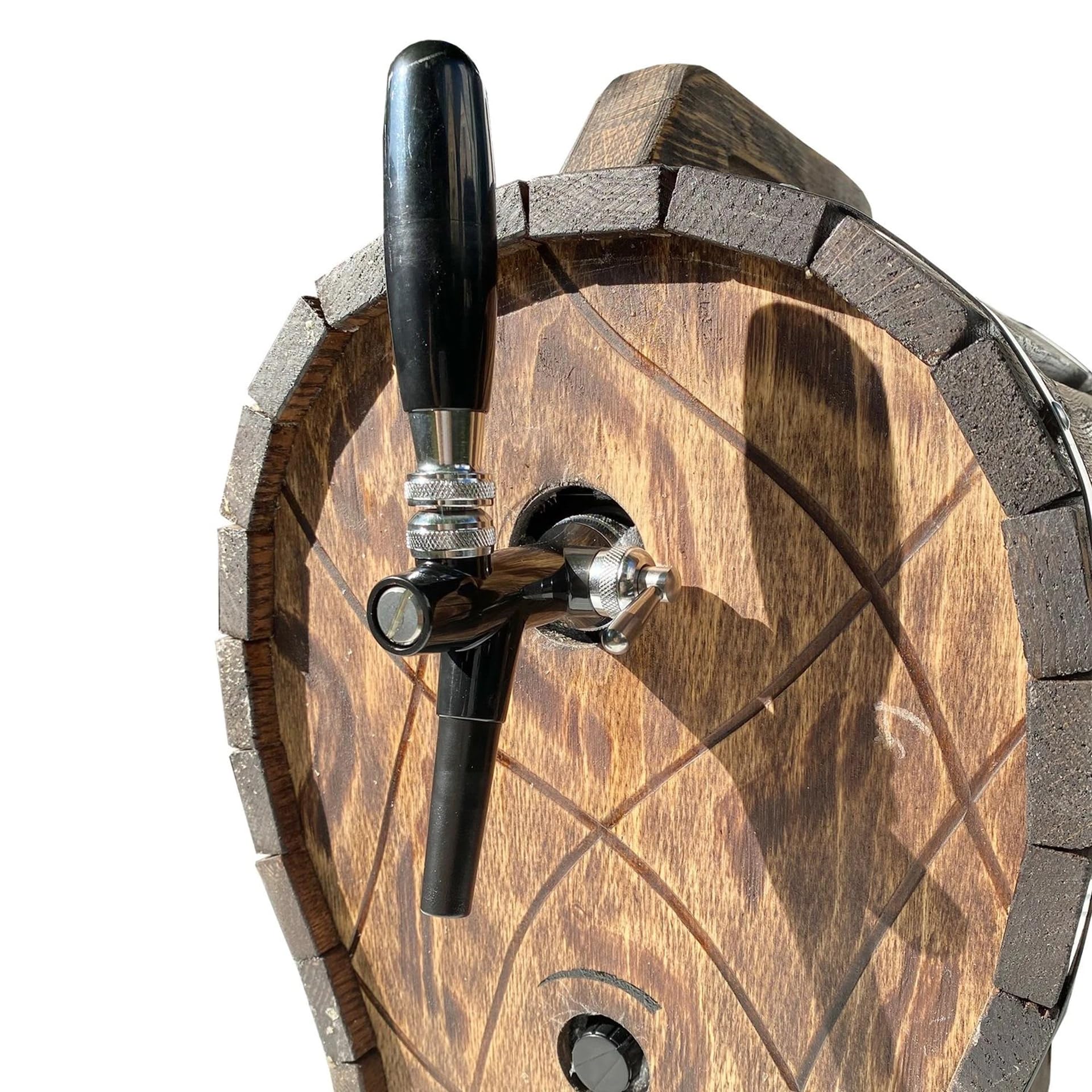 Raffreddatore Birra a Flusso Continuo Jet 30 con Aspetto barile di Legno, capacità 35 L/h, Pronto in 2-4 Minuti