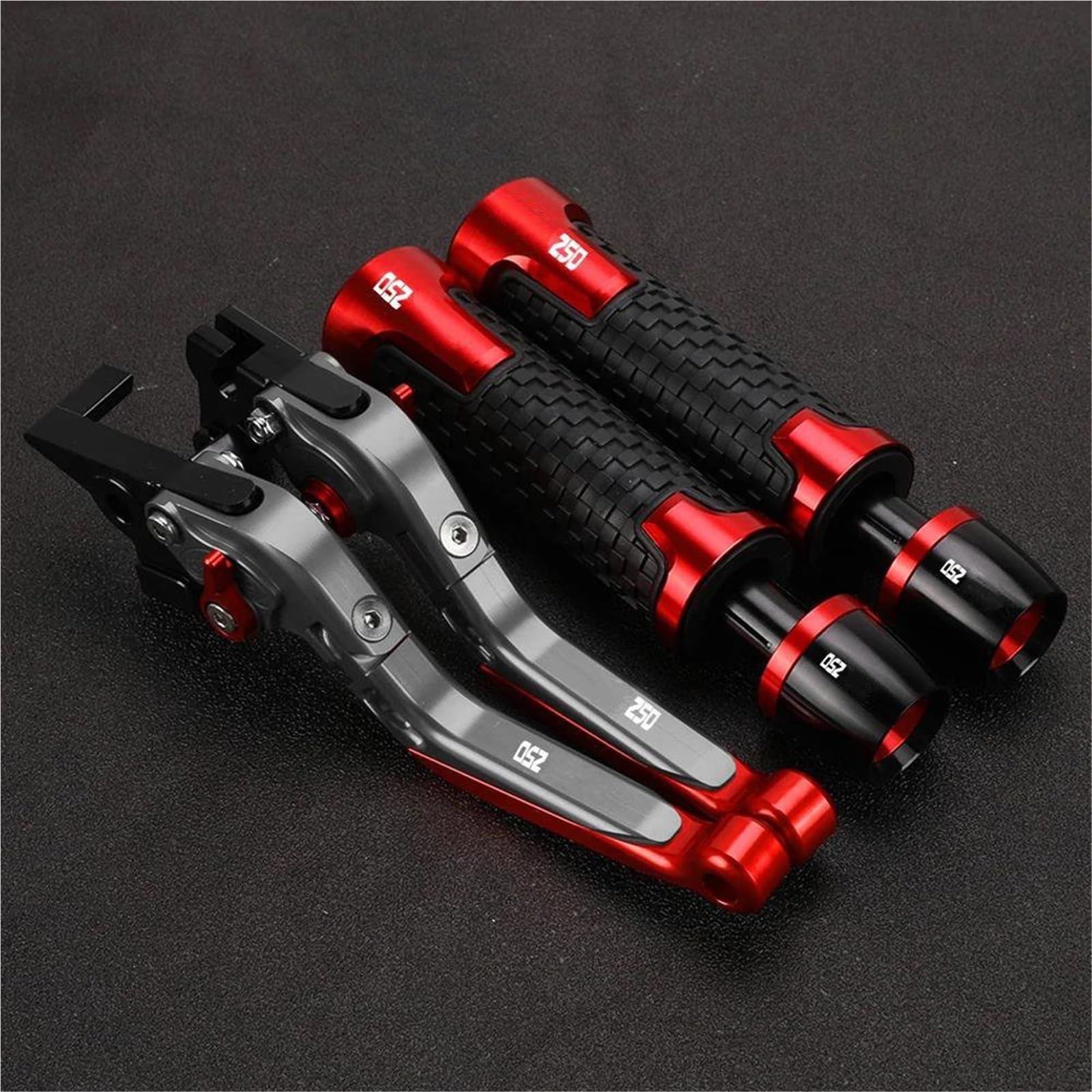 Tgvselpj Red 3 Motorcycle Part Motorcycle Handle Bar Extendable Folding Brake Clutch Lever Handlebar For H-Onda Cbr250r Cbr 250R 250 R 2011-2018(Red 3)