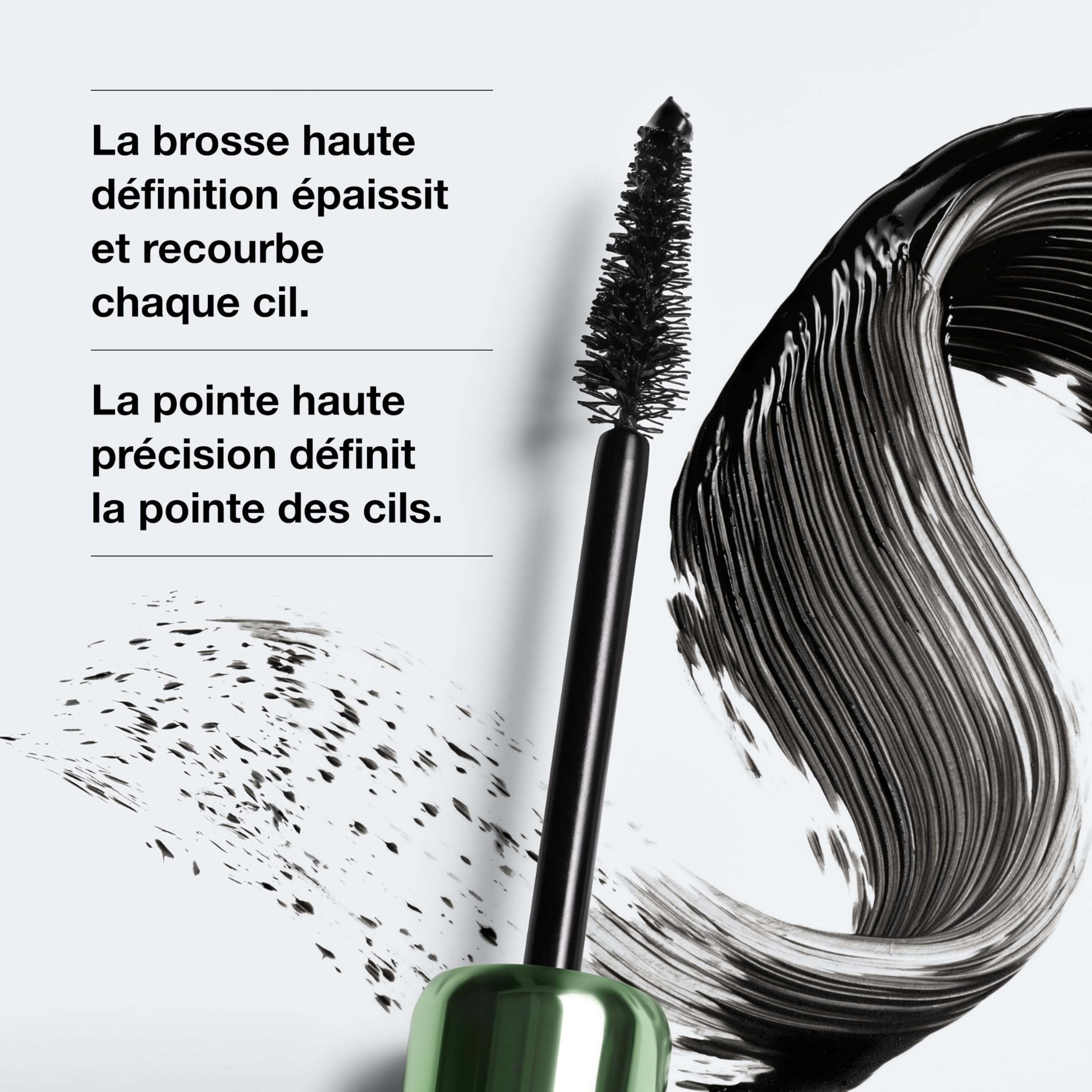 Clinique High Impact High-Fi Mascara Volume Total | Volumateur, Anti-Paquets, Anti-Bavures | Convient aux Yeux Sensibles, 10 ml