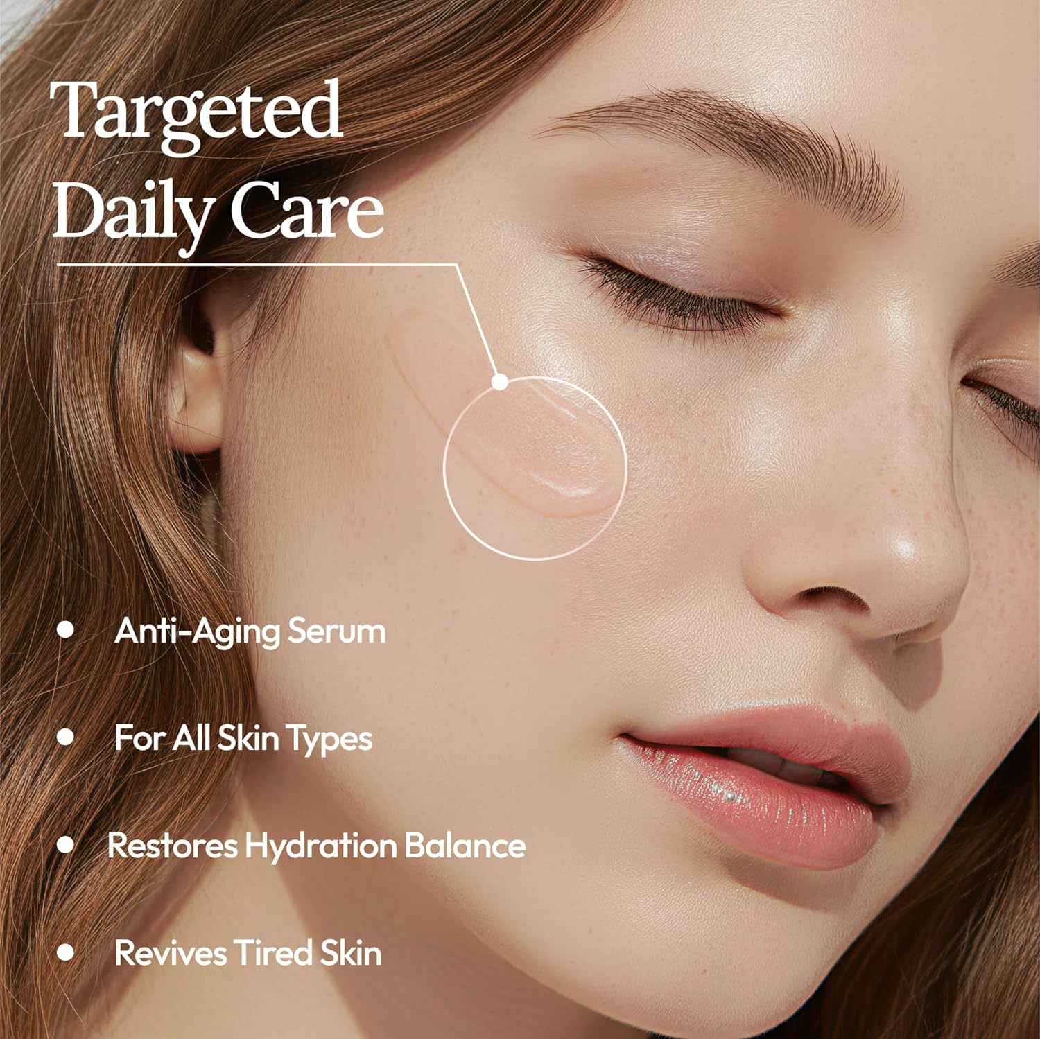 Moisturizing Serum, Korean Skincare Hydrating Serum for Face made with Niacinamide, promotes Firmness and Glossy Skin, 60 ml (2.02 fl oz) - Image 3