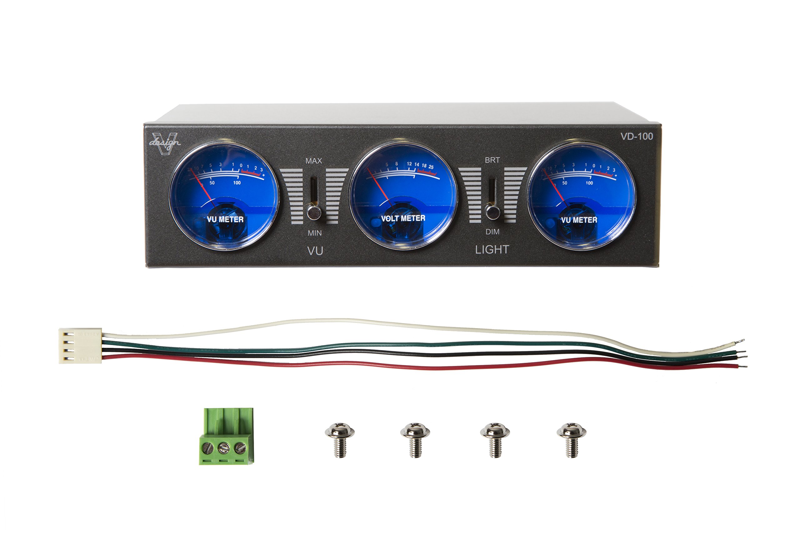 Visual Design VD-100 Volume Meter (CHARCOAL)