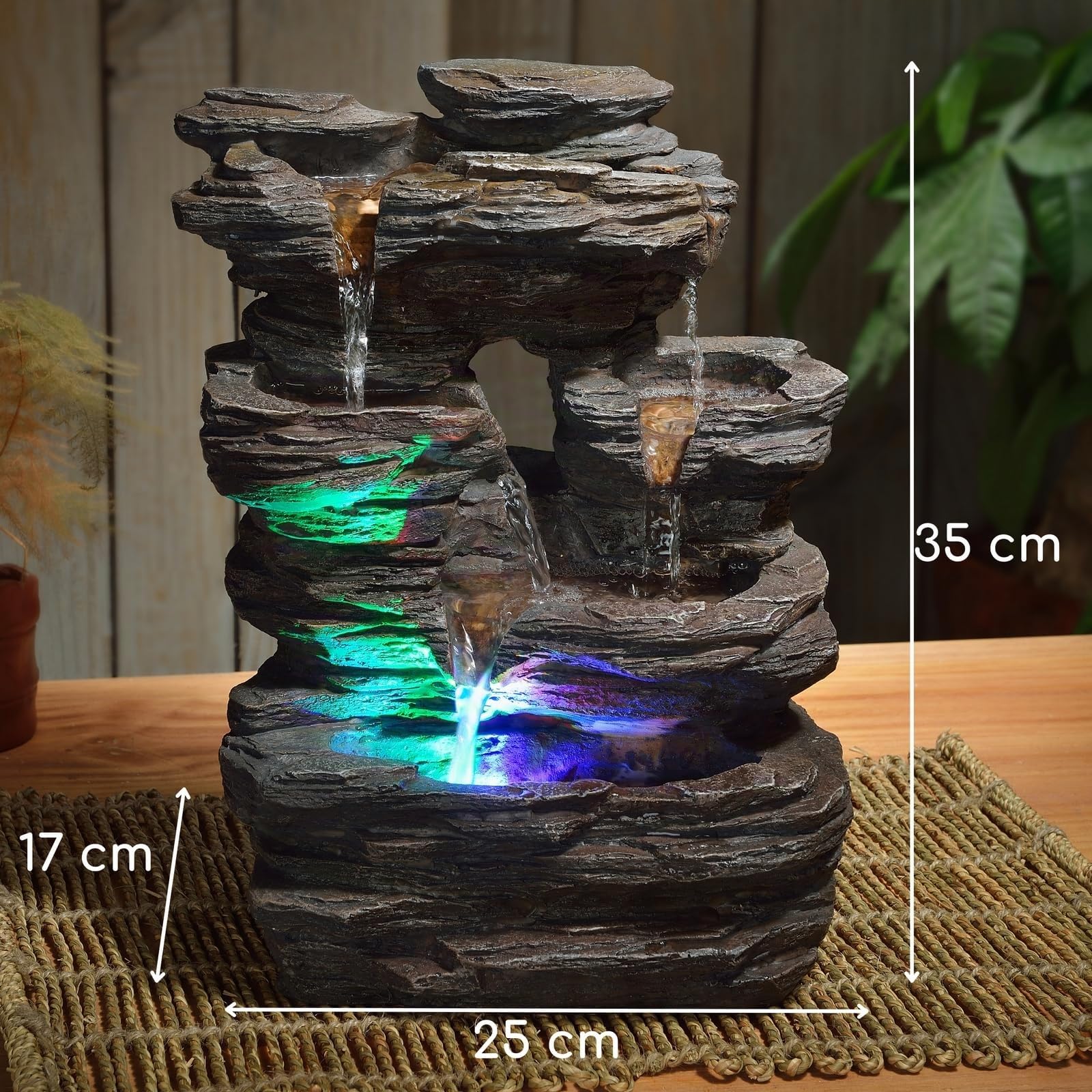 Zen'Light SCFR130 - Fontana naturale, colore: Grigio pietra