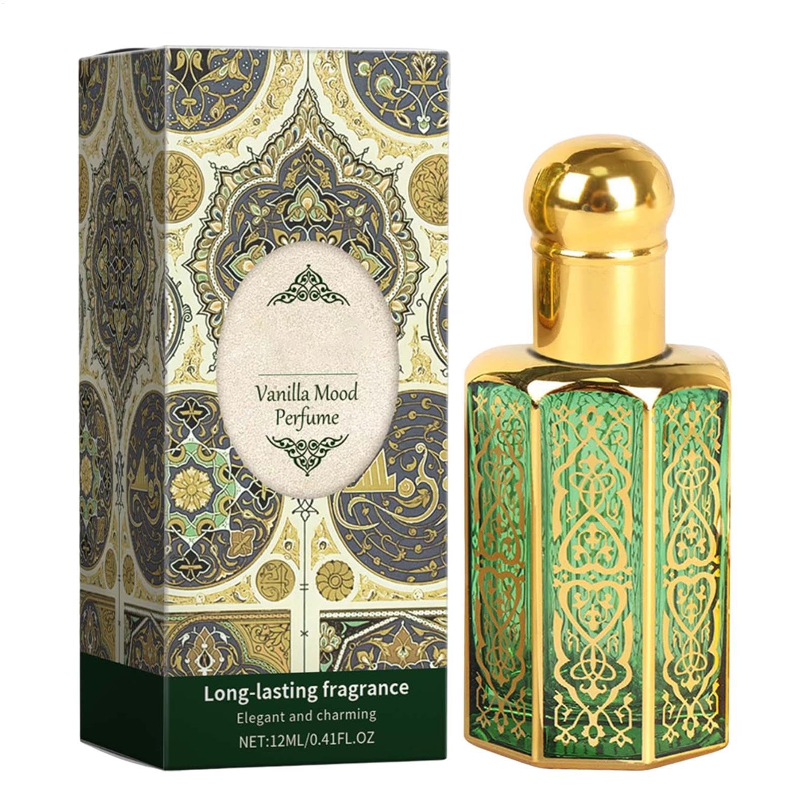 Perfumes Árabes Para Mujer - El Lujoso Aro-ma De Arabia, Perfume Corporal En Aerosol Con Ambiente Encantador, Aceite De Perfume Concentrado Con Aro-ma Floral Elegante, 12 Ml (vainilla)