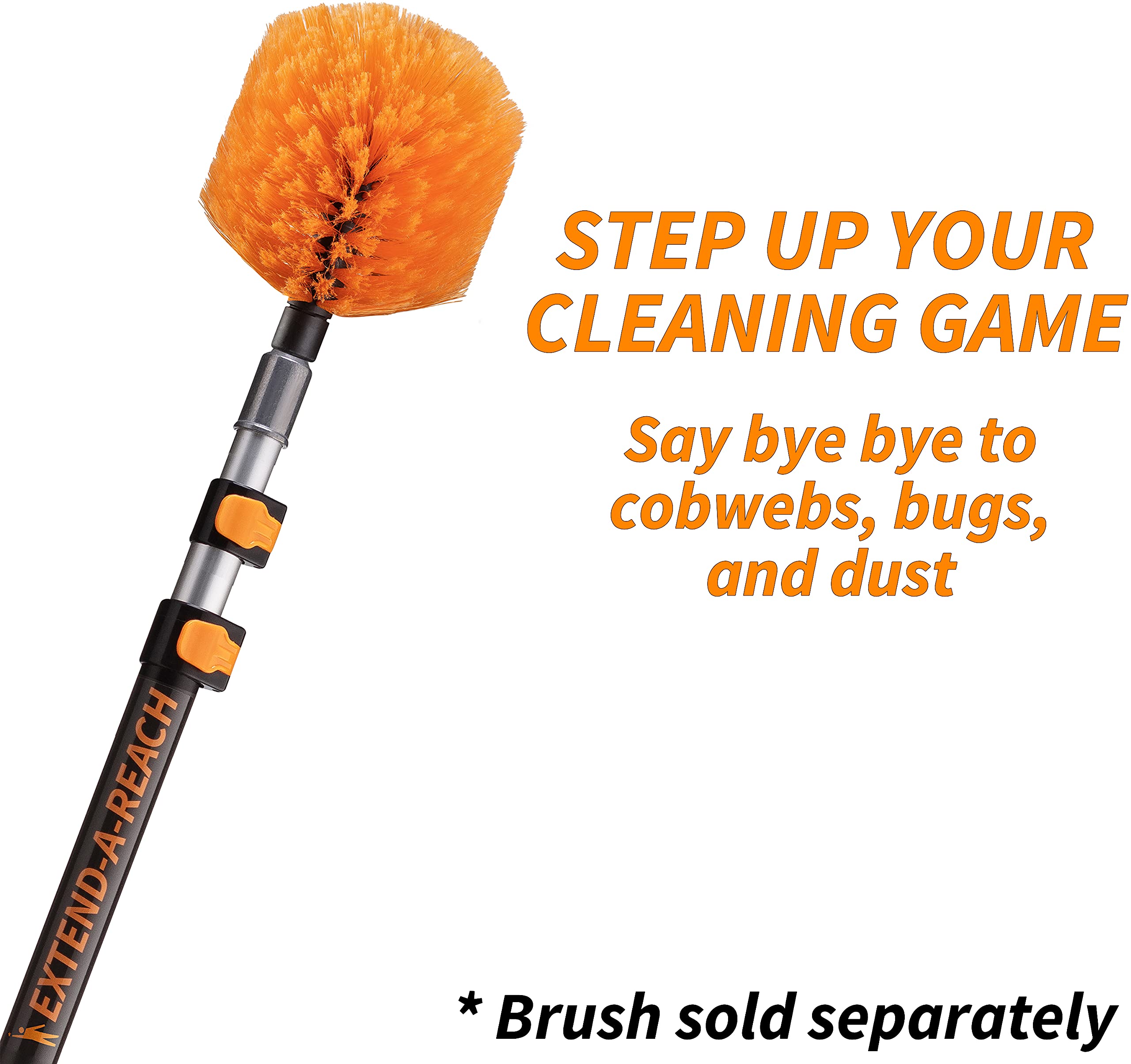 Cobweb Duster Head Brush // Spider  Brush for Outdoor & Indoor 