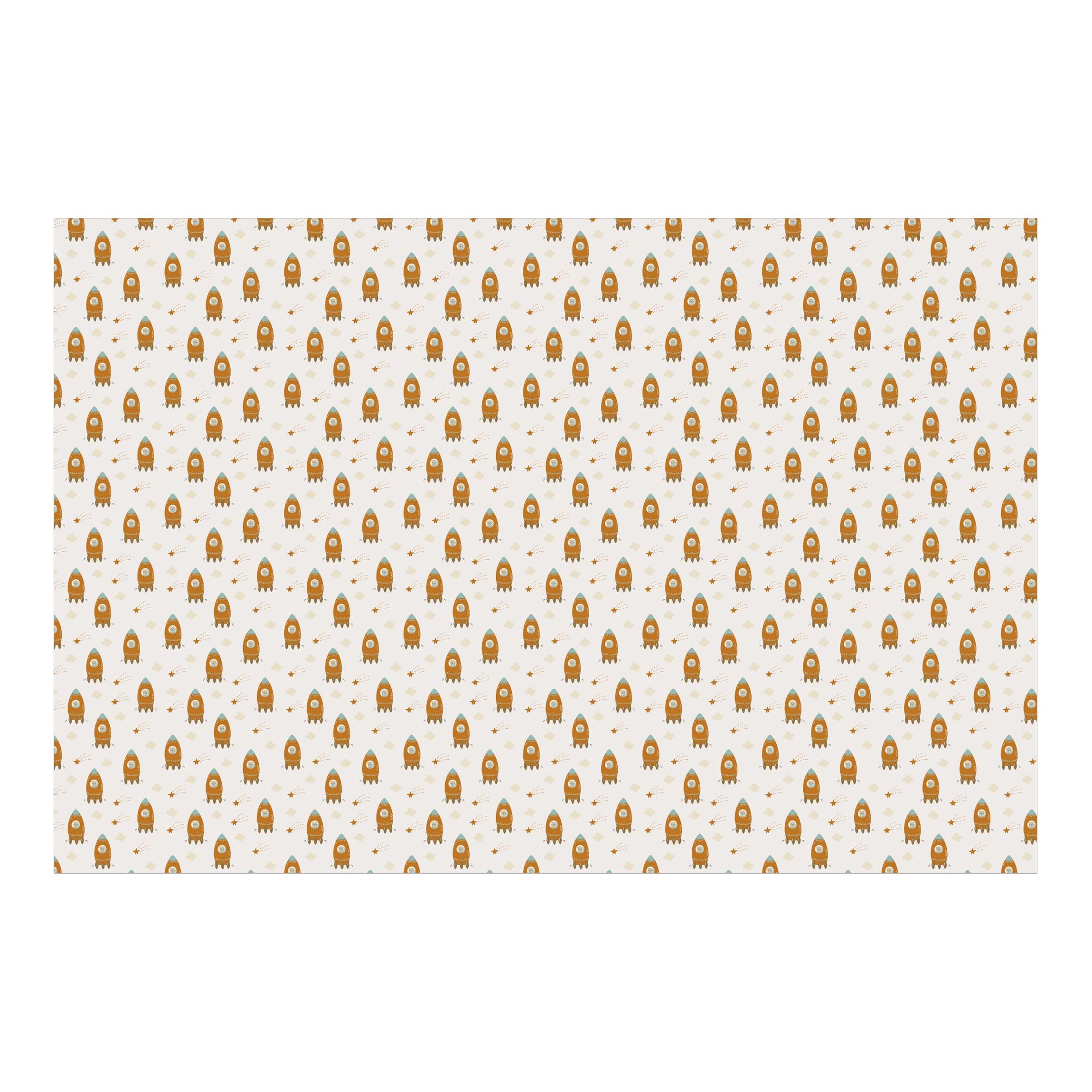 Papier peint panoramique animaux orange tapisserie murale chambre enfant 480x320