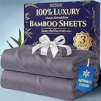 Vista 32 de DECOLURE Sábanas 100% Viscosa Derivada de Bambú Tamaño Individual - Sábanas de Lujo de 3 Piezas Naturalmente Refrescantes, Juego de Cama Ultra Suave