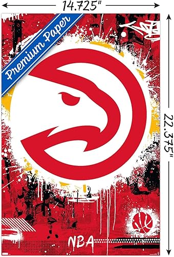 Miniatura 6 de Trends International NBA Atlanta Hawks - Maximalist Logo 23 Wall Poster