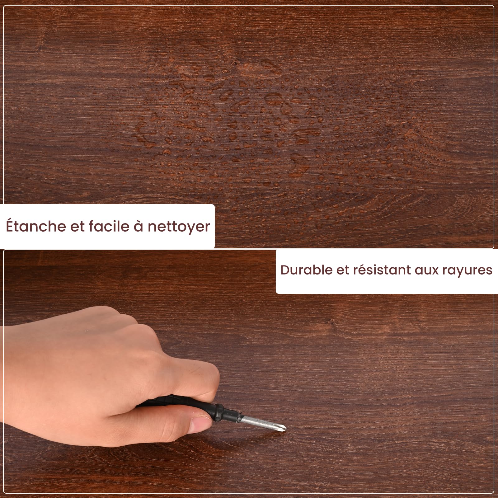 uyoyous Podium Debout en Bois, Pupitre Table Debout Chaire D'église Pupitre Portable pour Salle de Classe de Bureau, Salle à Manger Réception, 60cm x 40cm X120cm