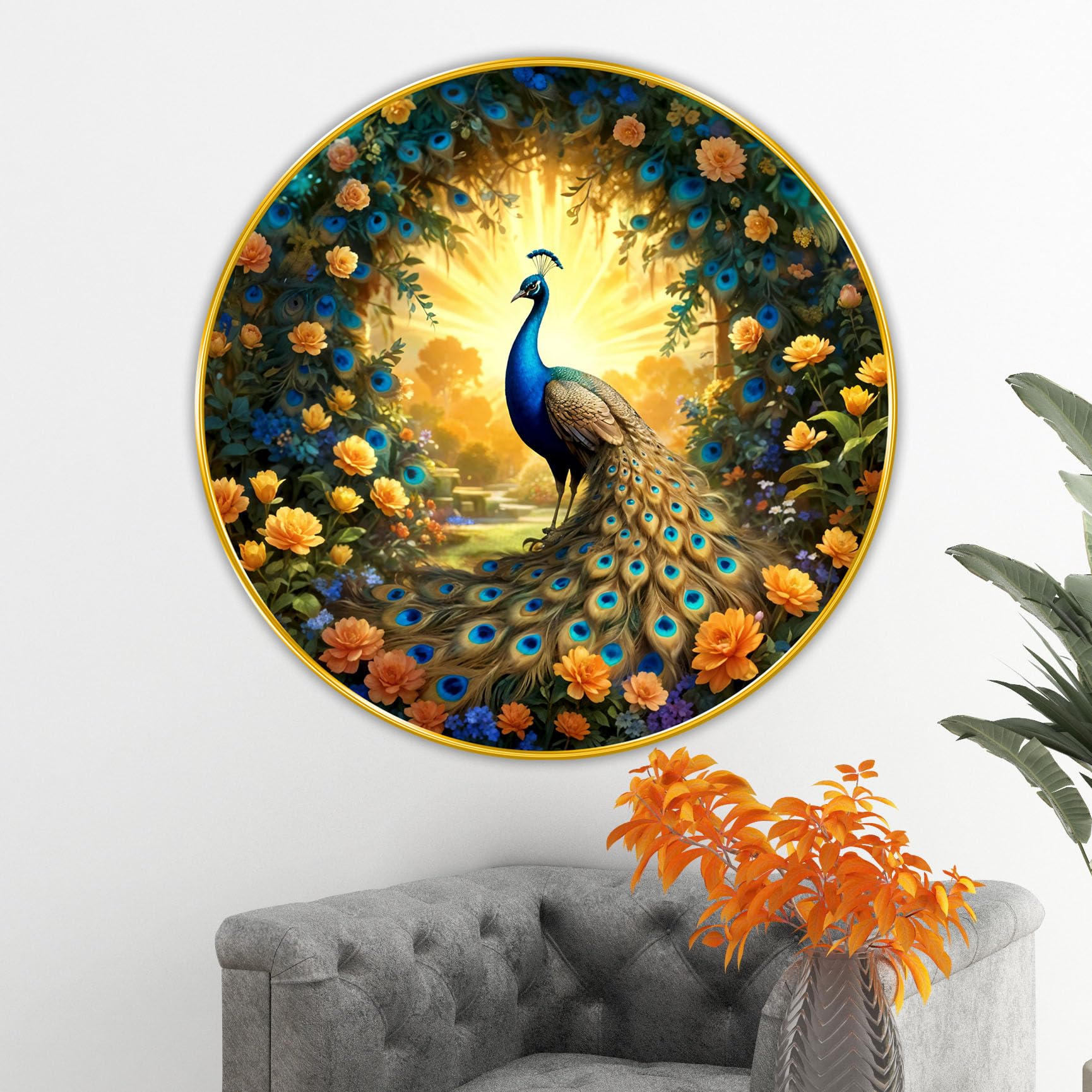 Livin'luxe Abstract Bird Painting - Modern Art -22