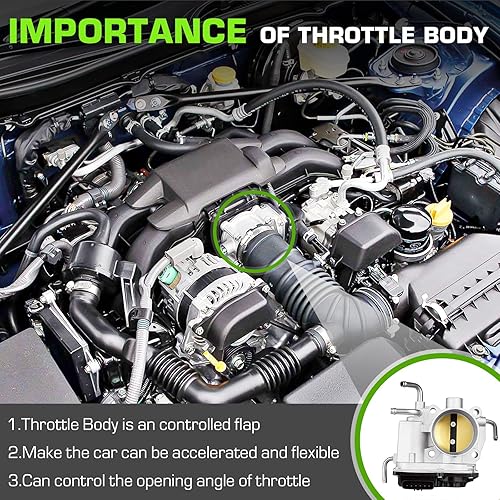 Miniatura 2 de Cuerpo del acelerador TBT010 apto para 2.4L 2010-2012 Lexus HS250h 2006-2010 Scion TC 2007-2011 Toyota Camry S20097 2203028070