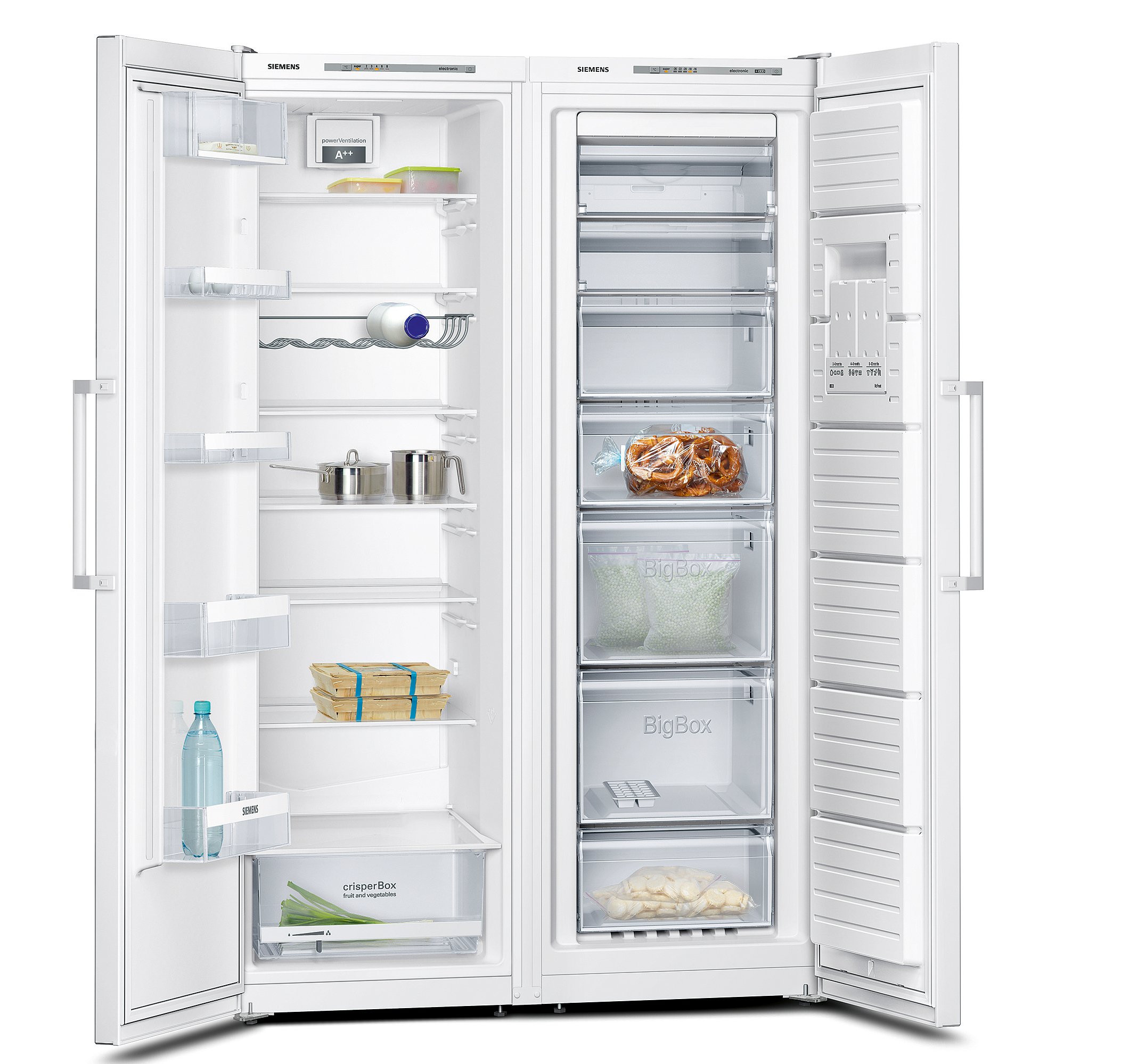 Siemens GS36NVW30 Congélateur/A + +/blanc/lumière LED/bigBox/ecoPlus