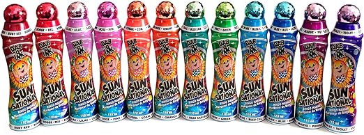Bingo Dauber / Dabber Set of 12 - 4 oz. - Mixed Colors