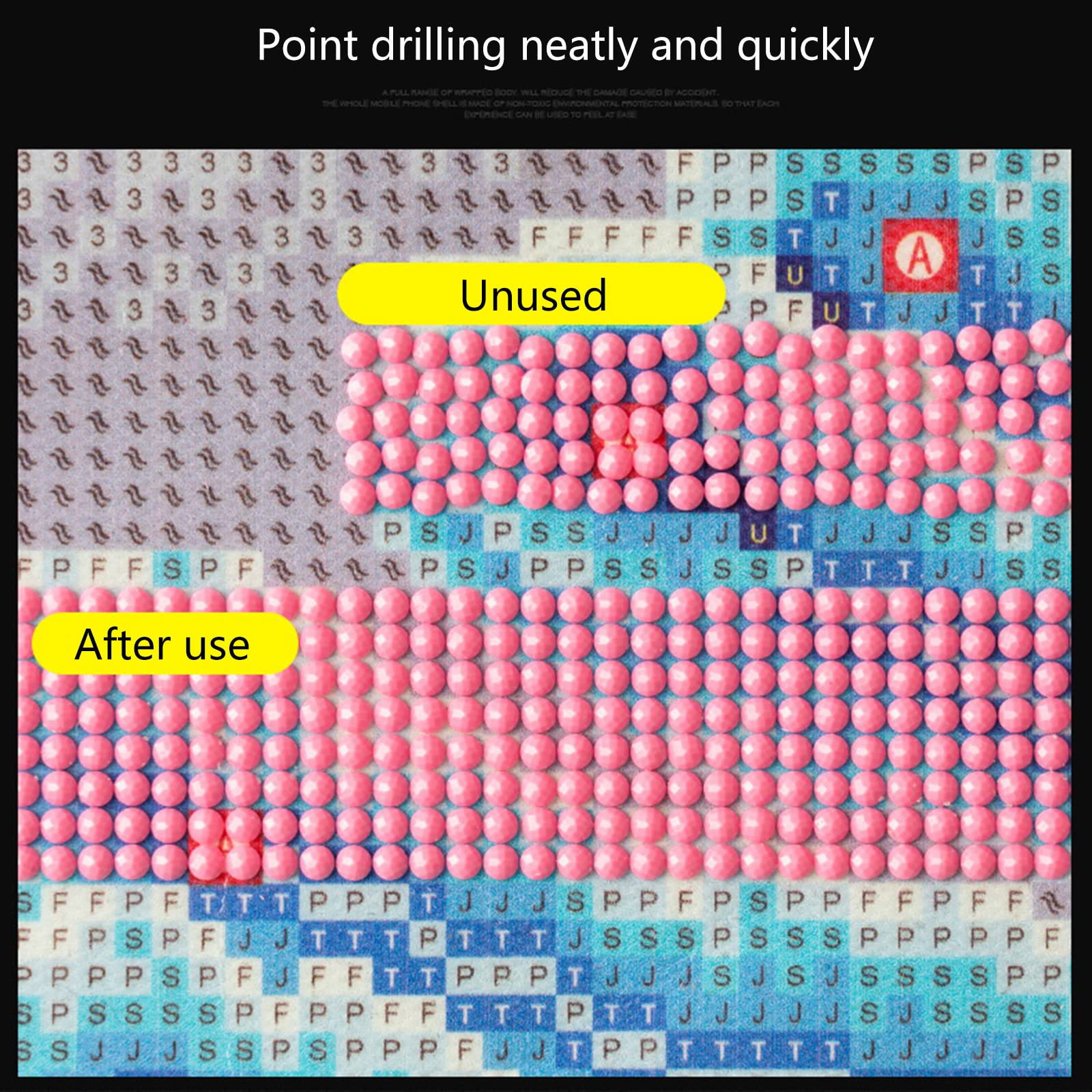 DIIOOMIEEU Fix Tool Stainless Steel with 1020 Grids for Art Accessories