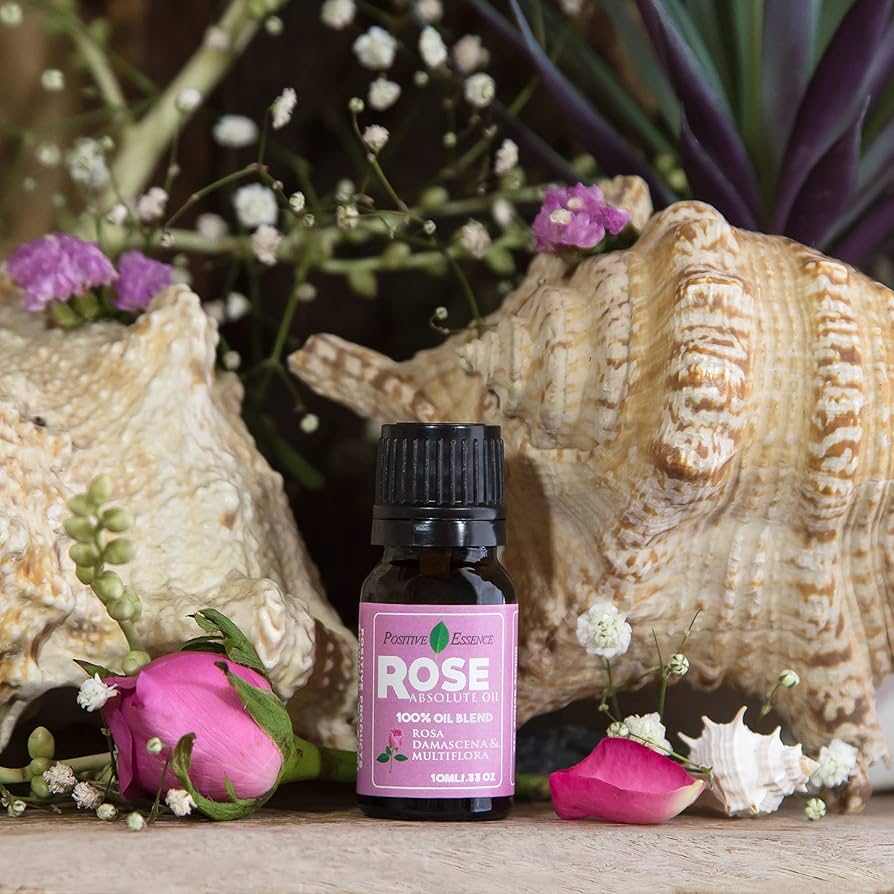 【イーズease】ローズアブソリュート　エッセンシャルオイル 10ml Amazon.com: Premium Rose Absolute Oil for Diffuser - Rose