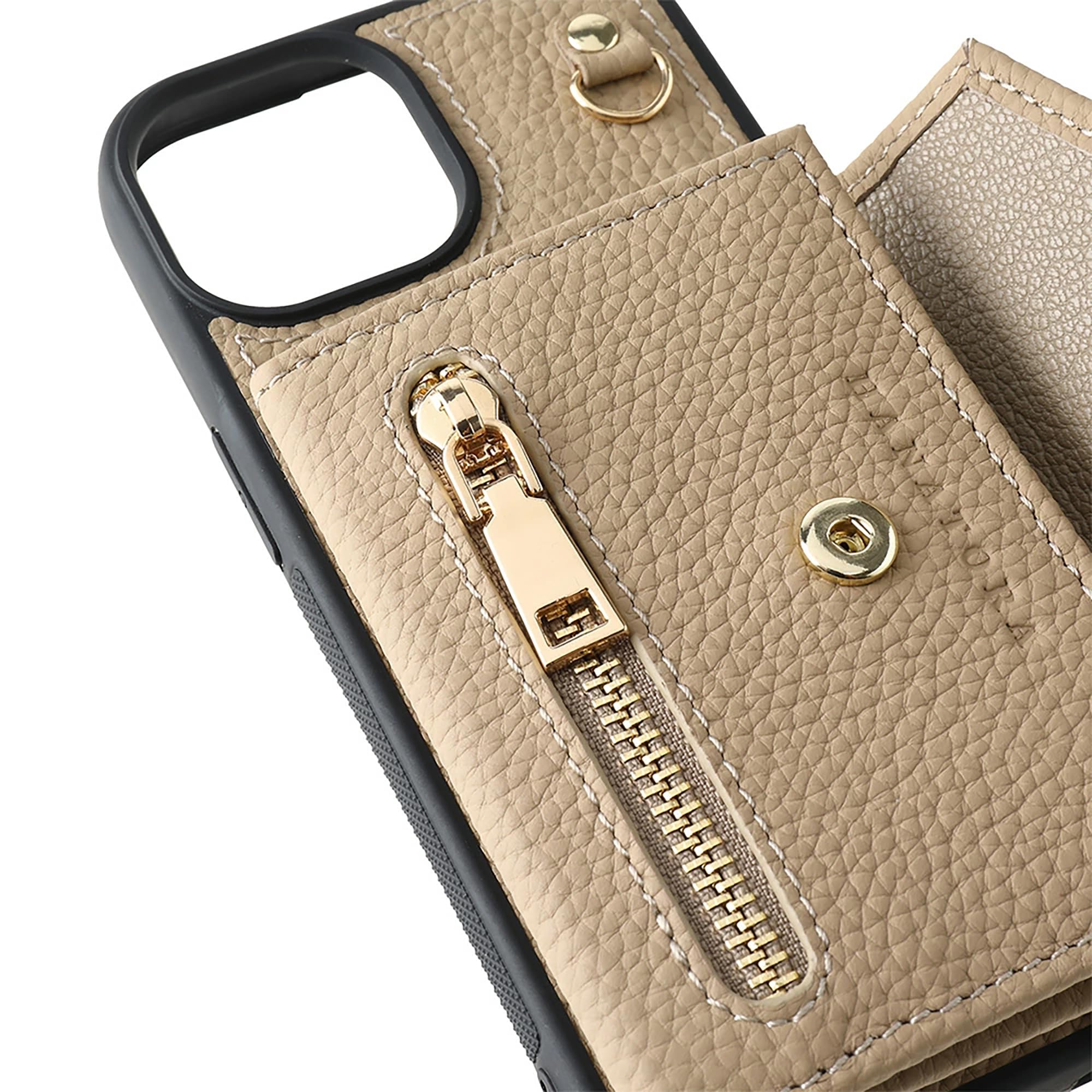 Amazon.co.jp: HANATORA for iPhone 15Plus ケース ショルダー 本革