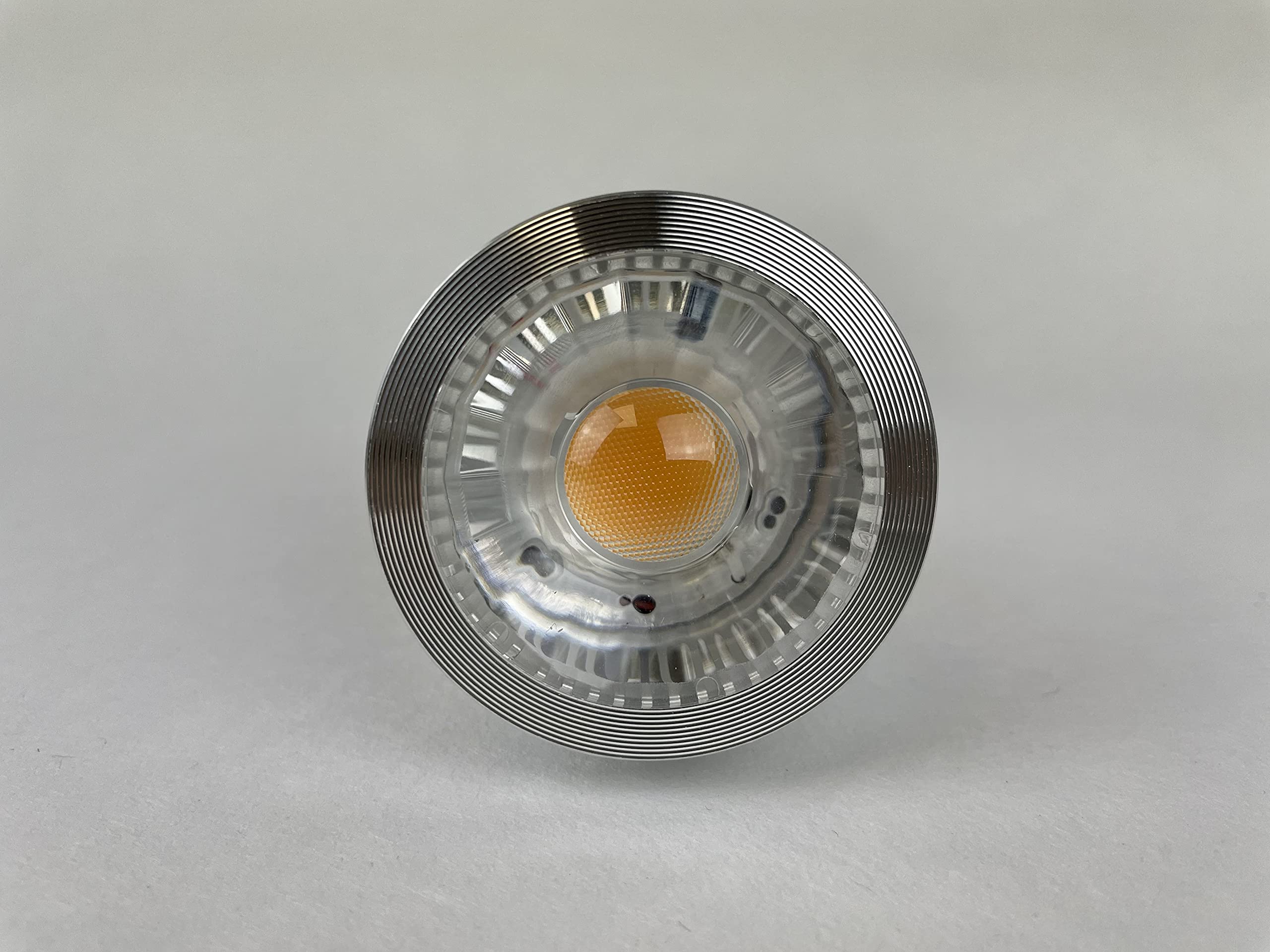 24 V CCT LED spot, 8 W do standardowych opraw montażowych "MR16", Tunable White do np. Loxone, KNX, Comexio, DMX (obudowa srebrna)