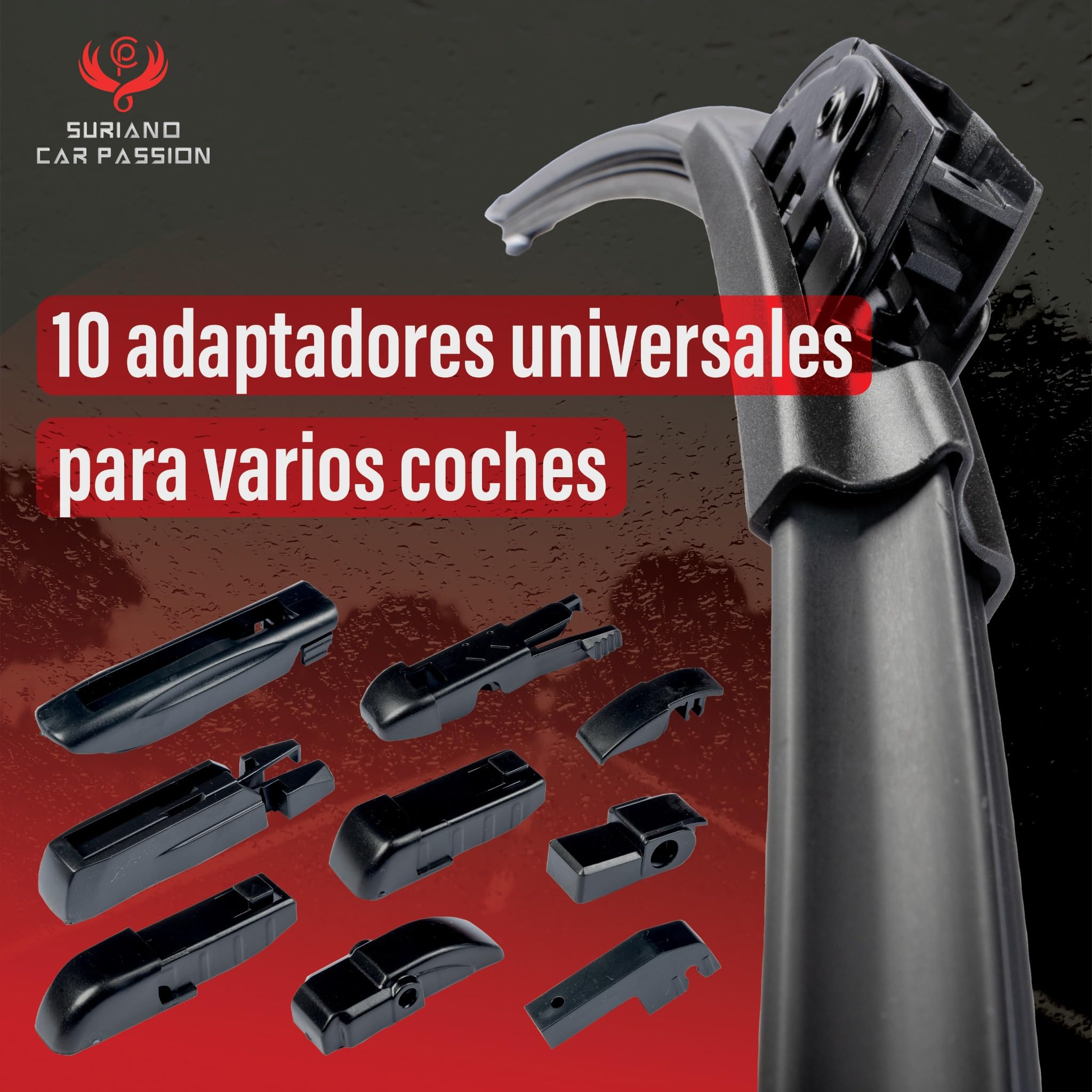 Limpiaparabrisas Coche Compatible con HONDA CIVIC (no modelo 3 puertas) 01/2006-08/2011 Escobillas delanteras 70 55 cm - Set nuevo Aero Flat — view 3