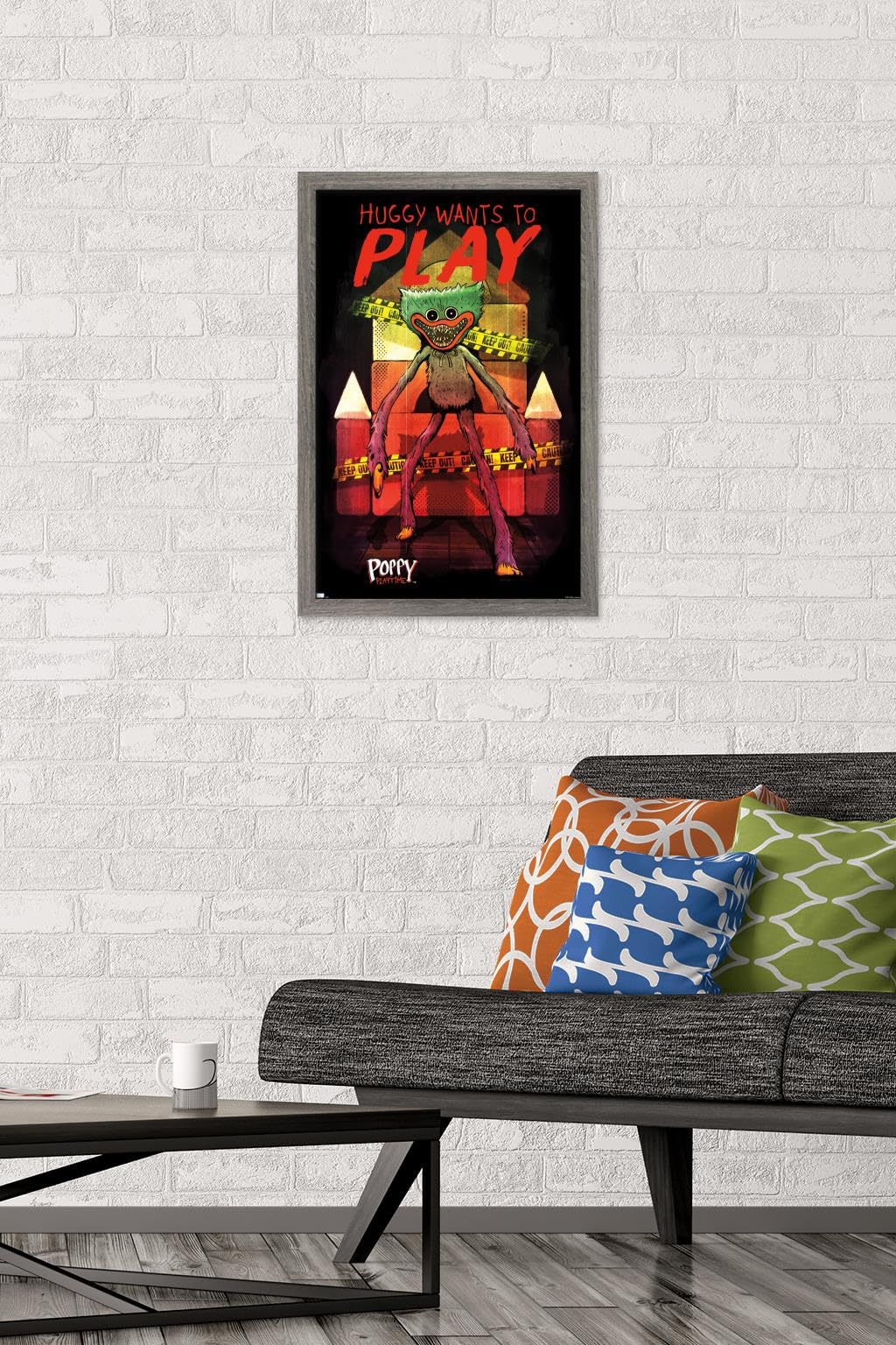Amazon.com: Poppy Playtime - Huggy Wants To Play Wall Poster, 22.4
