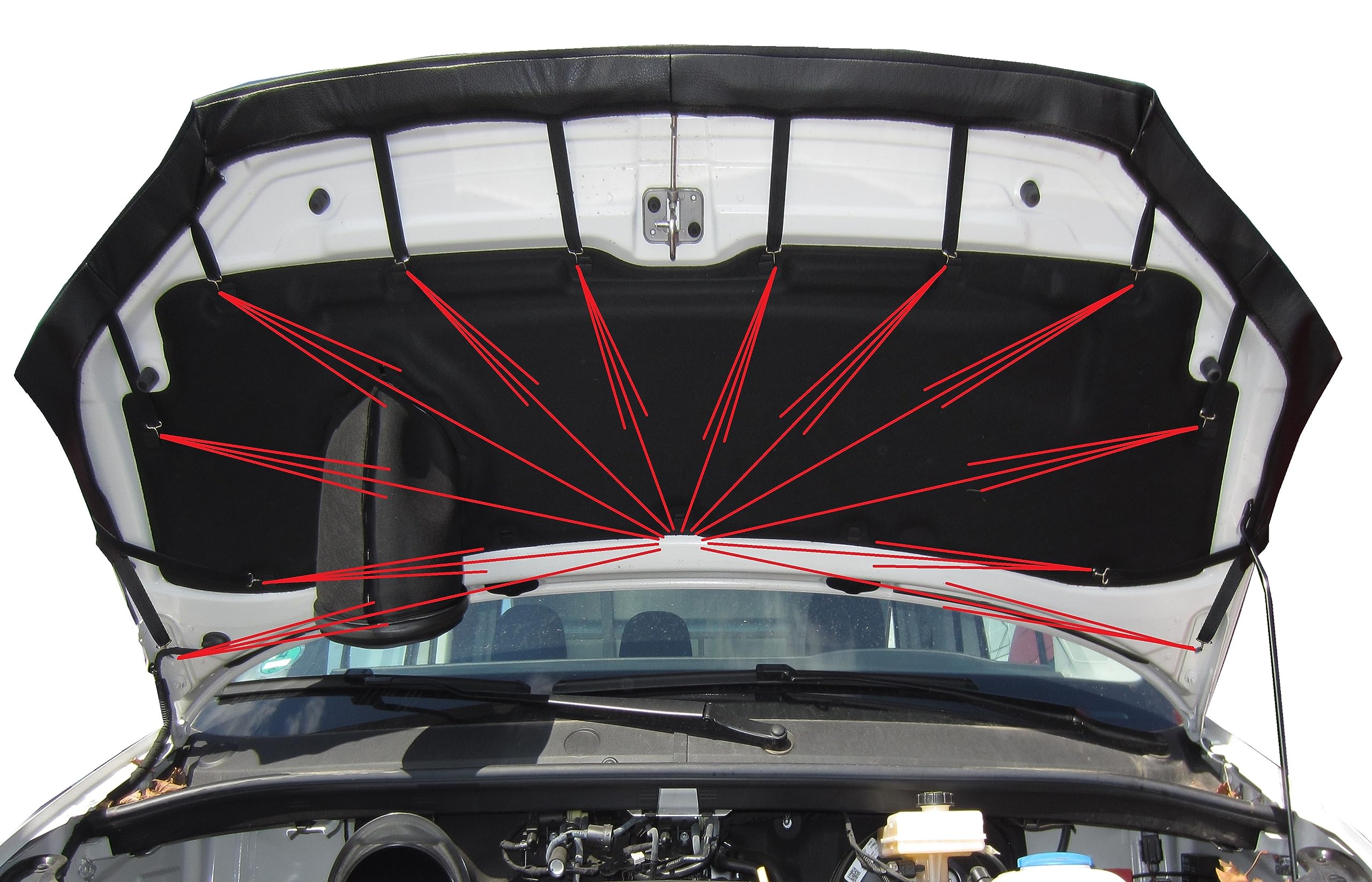 AB3-00429 Protector del Capo Compatible con VW Volkswagen Crafter - Man TGE Desde 2017 Bonnet Bra Tuning
