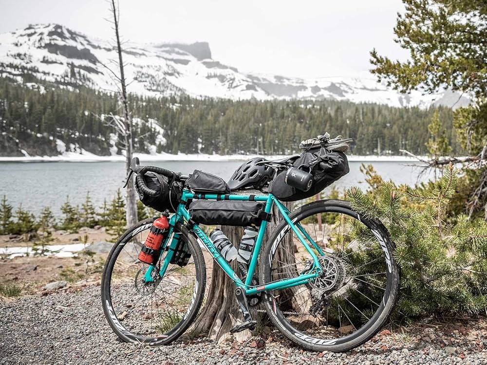 Amazon.com: Topeak MidLoader 3L Bike Frame Bag (Black