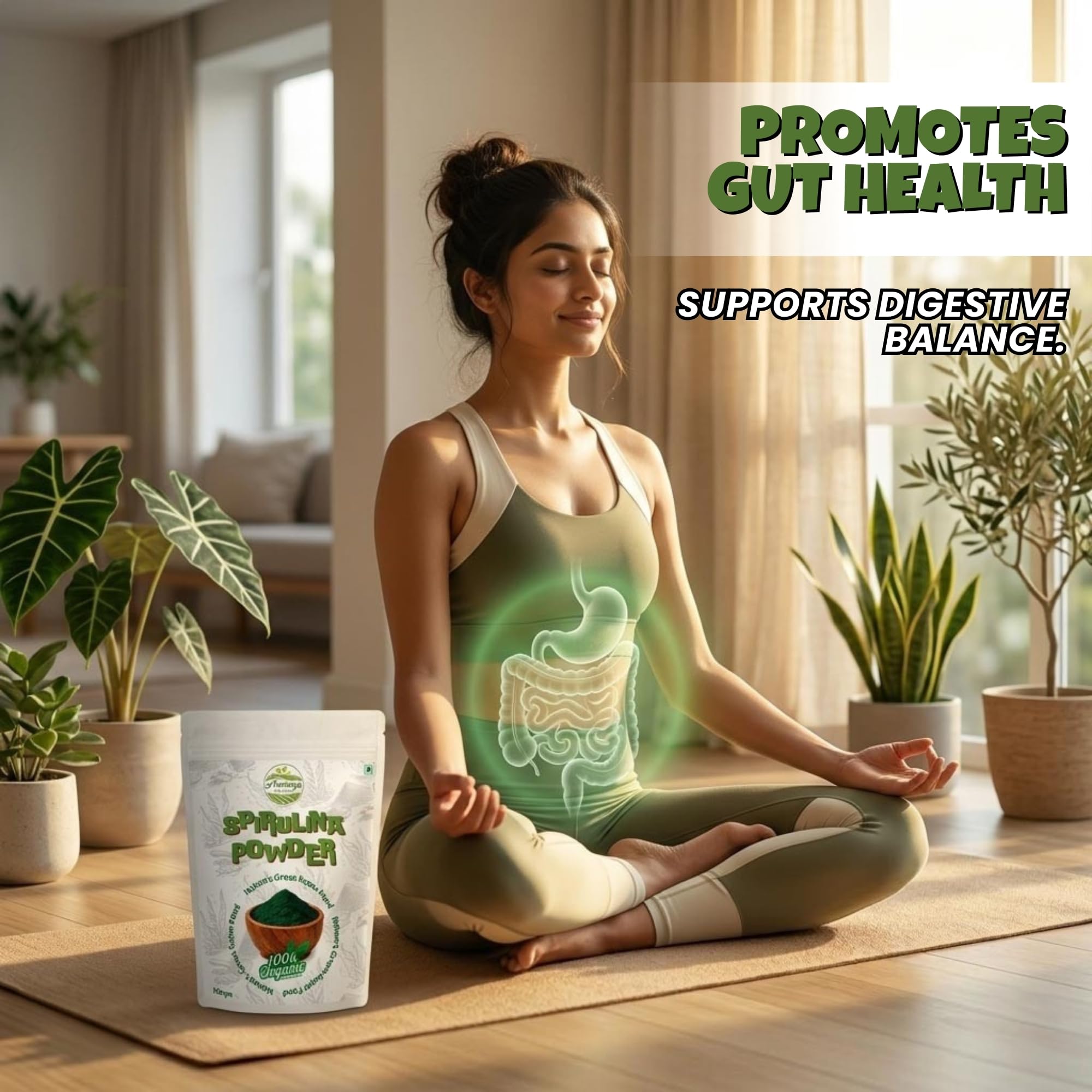 Spirulina Powder 100g | Pure Blue Green Algae Superfood | Rich in Protein, Vitamins & Minerals | Vegan, Gluten-Free, Non-GMO | Finely Milled Spirulina for Immunity, Energy & Detox | Natural Dietary Supplement for Men & Women — Amazon image 6