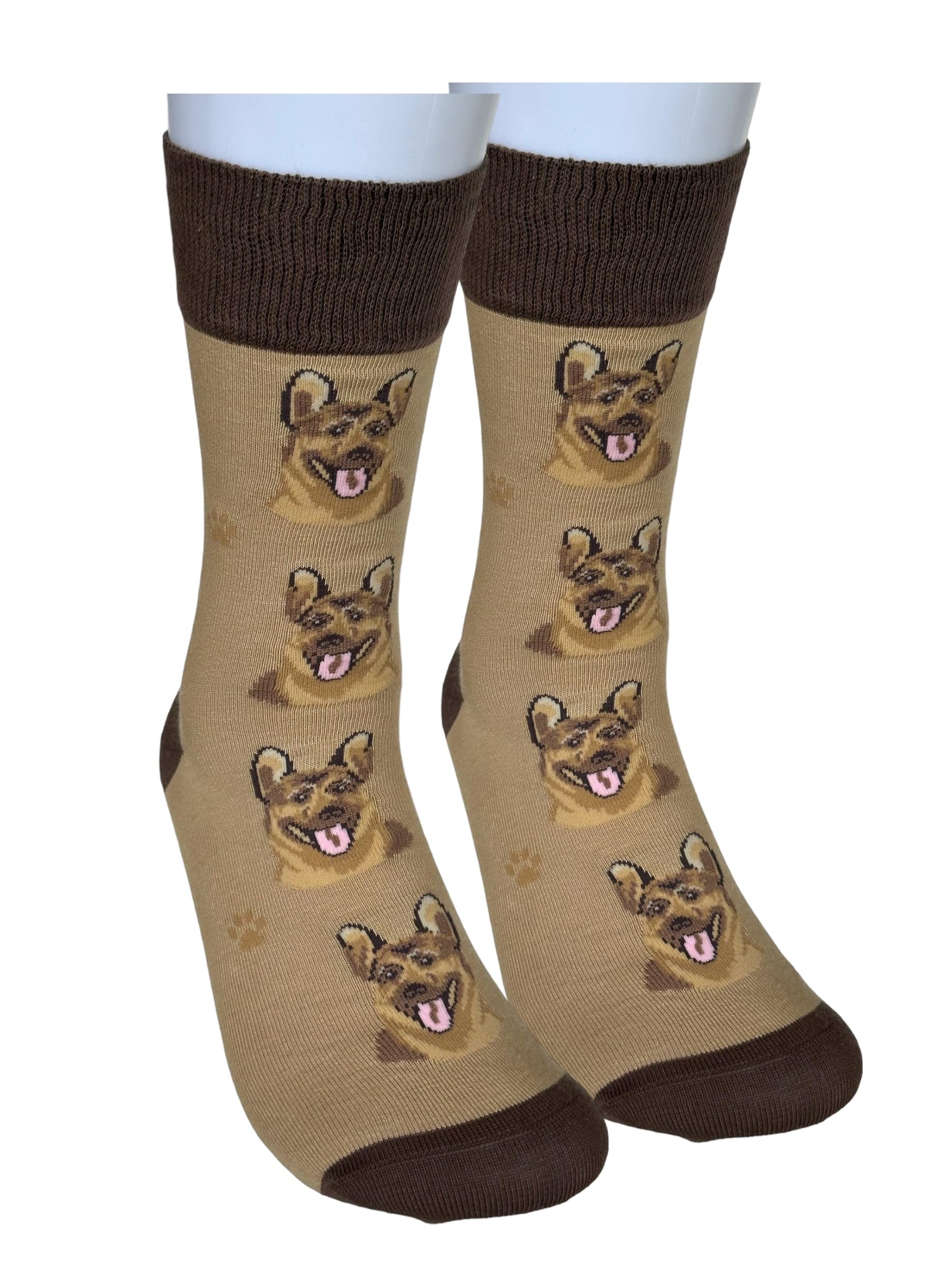 German Shepherd Socks Mens cotton mix Alsatian Dog lover gift stocking filler