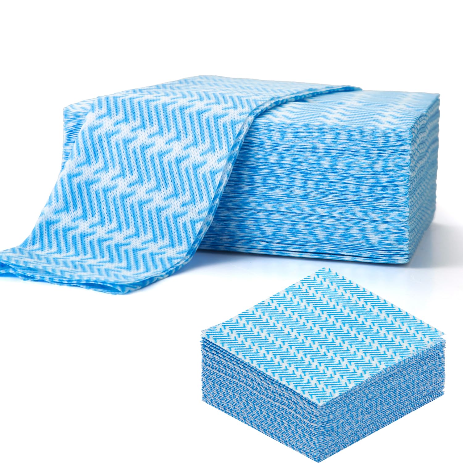 UKEENOR Disposable Dish Cloths,Multi use Reusable Cleaning Cloth,Machine Washable J Cloth,Heavy Duty Handy Cleaning Wipes 11.8" X 19.6" (50 Count) — image 1