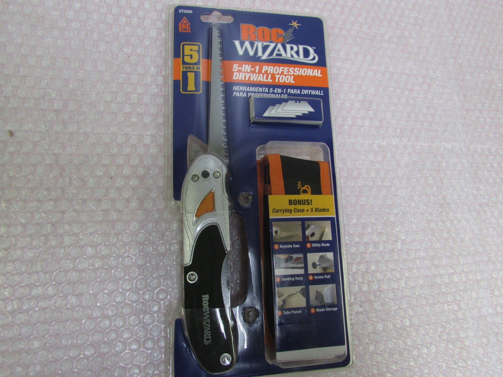 INTERNATIONAL UT5000 RocWizard 5-in-1 Professional Drywall Tool