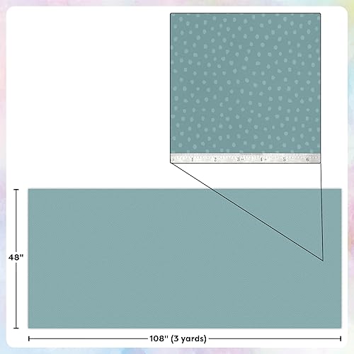 Miniatura 6 de Tela relajante de puntos azules para tablones de anuncios, almohadas, cortinas y manualidades