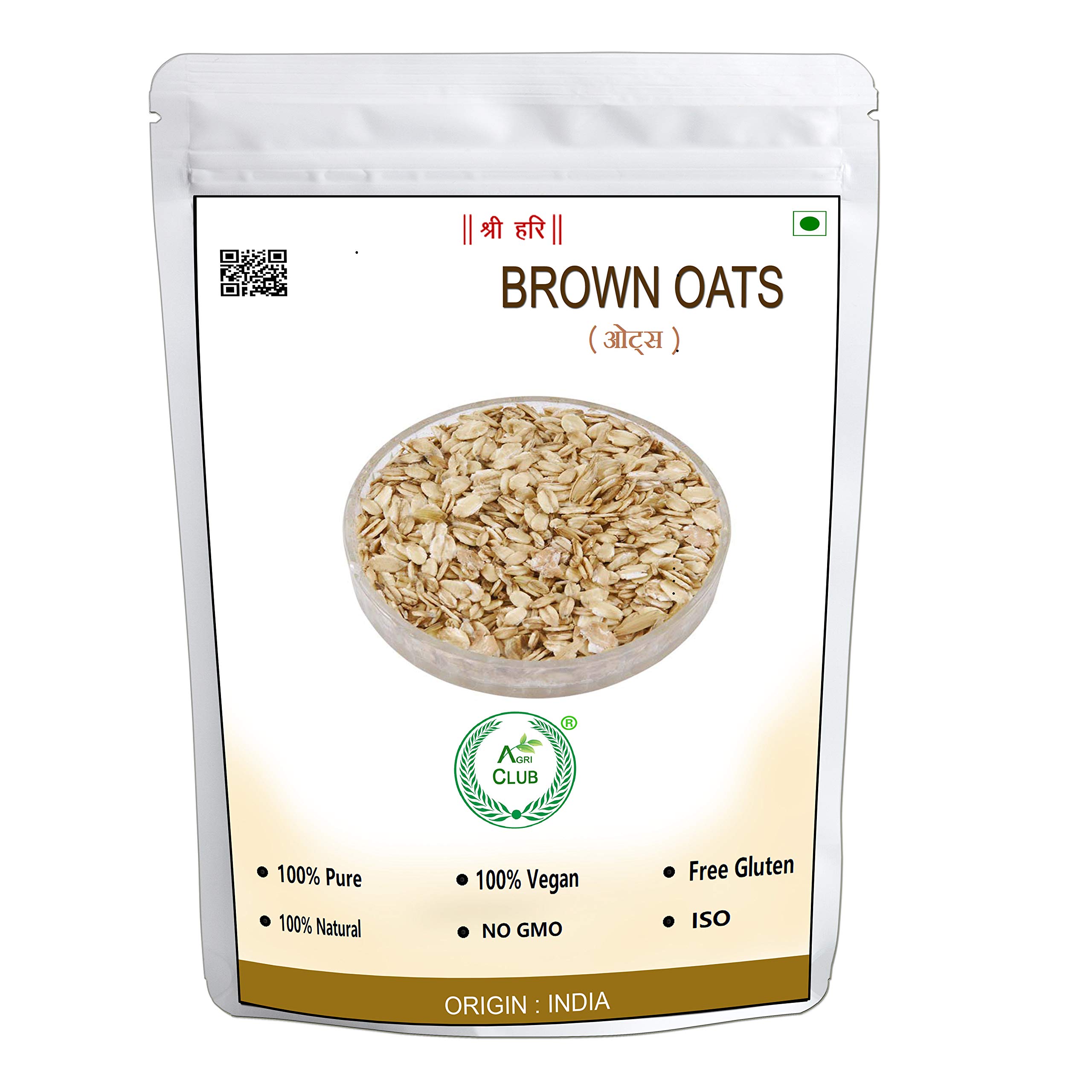 Instant Brown Oats 2 kg | Gluten Free | High Fiber and Protein Rich | Agri Club (B08CHH8BCD) Amazon Price History, Amazon Price Tracker