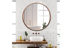 36 Inch Round Bronze Vanity Mirror