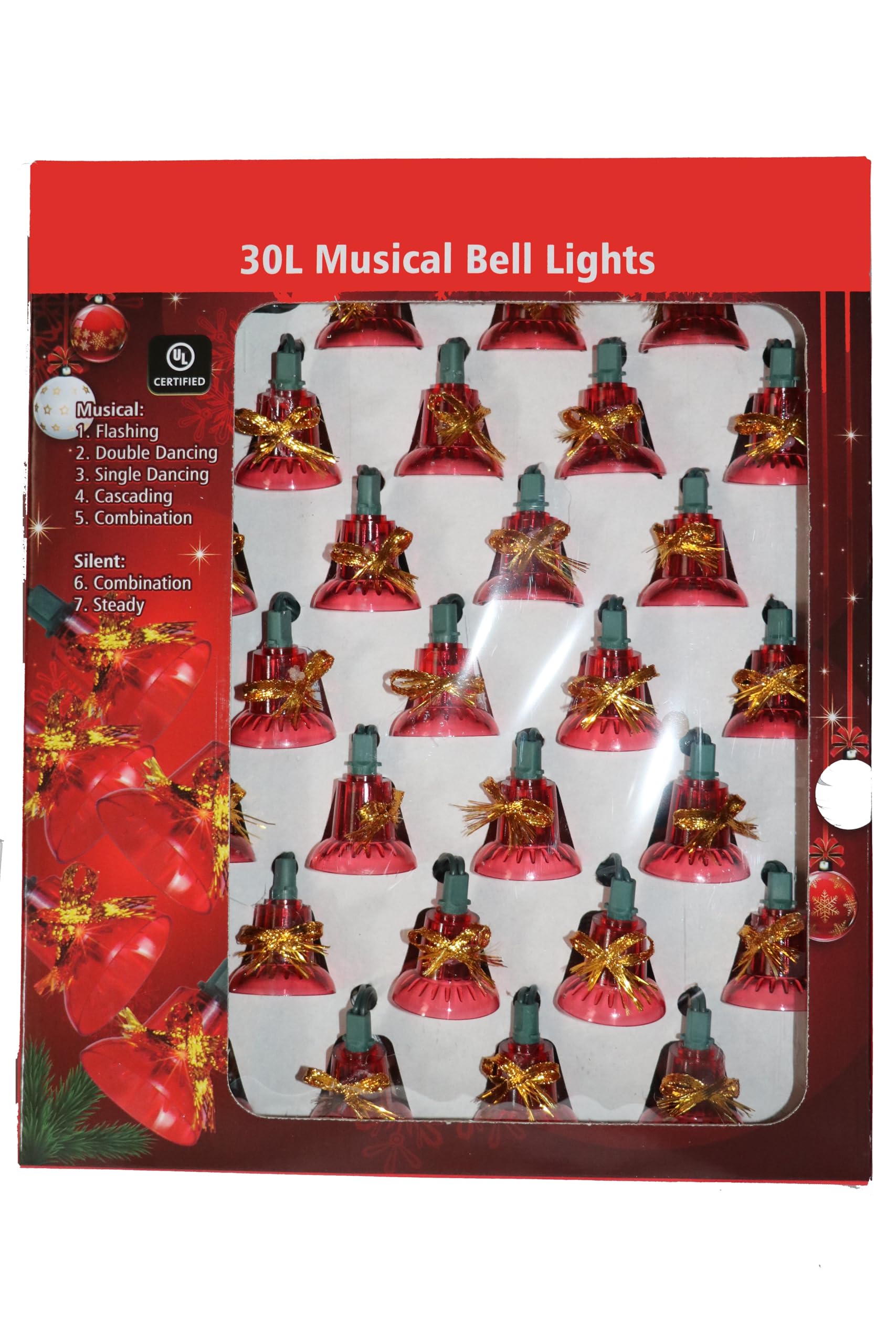 Amazon.com: Holiday Pride Musical Bell Lights - Vintage