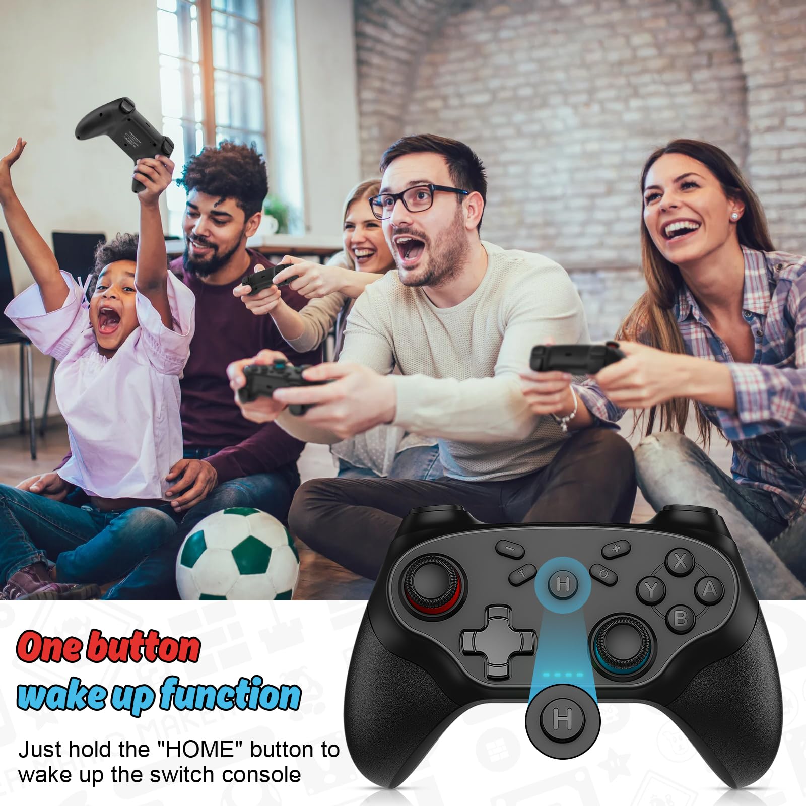 GGiking 2 Stück Wireless Controller für Nintendo Switch 2/Switch/Lite/OLED/PC, mit Wake-up, Turbo, 6-Axis Motion, Dual Vibration, Screenshot