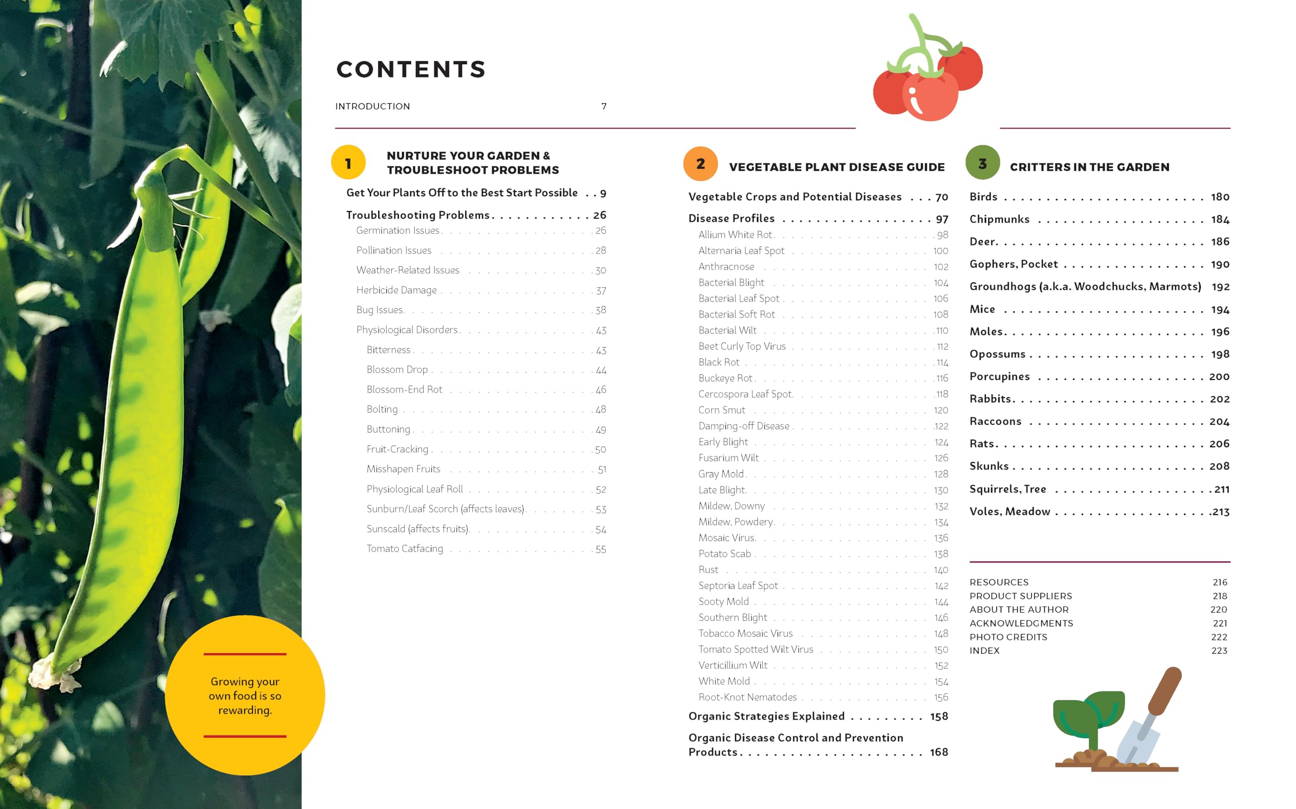 The Vegetable Garden Problem Solver Handbook: Identify and manage diseases and other common problems on edible plants