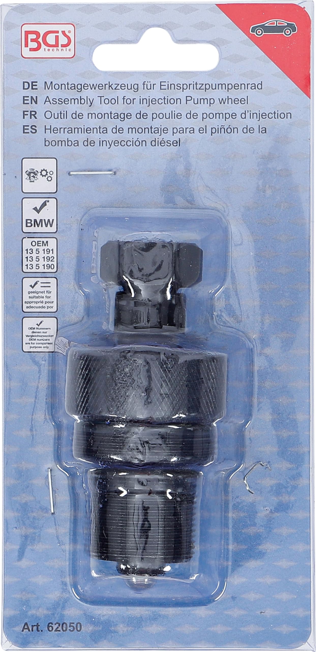 BGS 62050 | Outil de montage de poulie de pompe d’injection | pour BMW