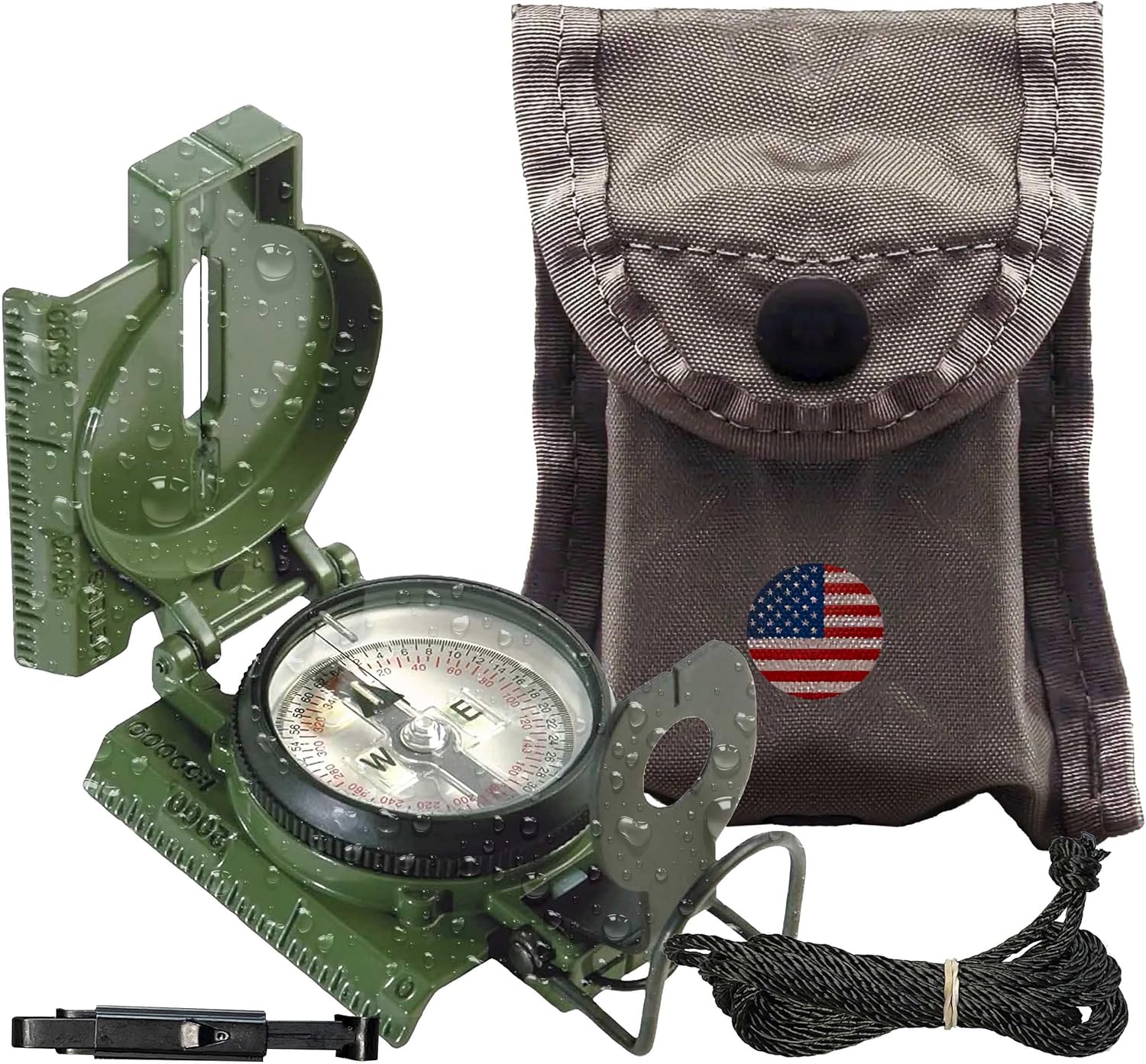 Cammenga Compass Military Grade Phosphorescent – Lensatic Compass Shock, Sand, and Waterproof, Tactical, Navigation – Made in The USA Cammenga Compass Military Grade Phosphorescent – Lensatic Compass Shock, Sand, and Waterproof, Tactical, Navigation – Made in The USA