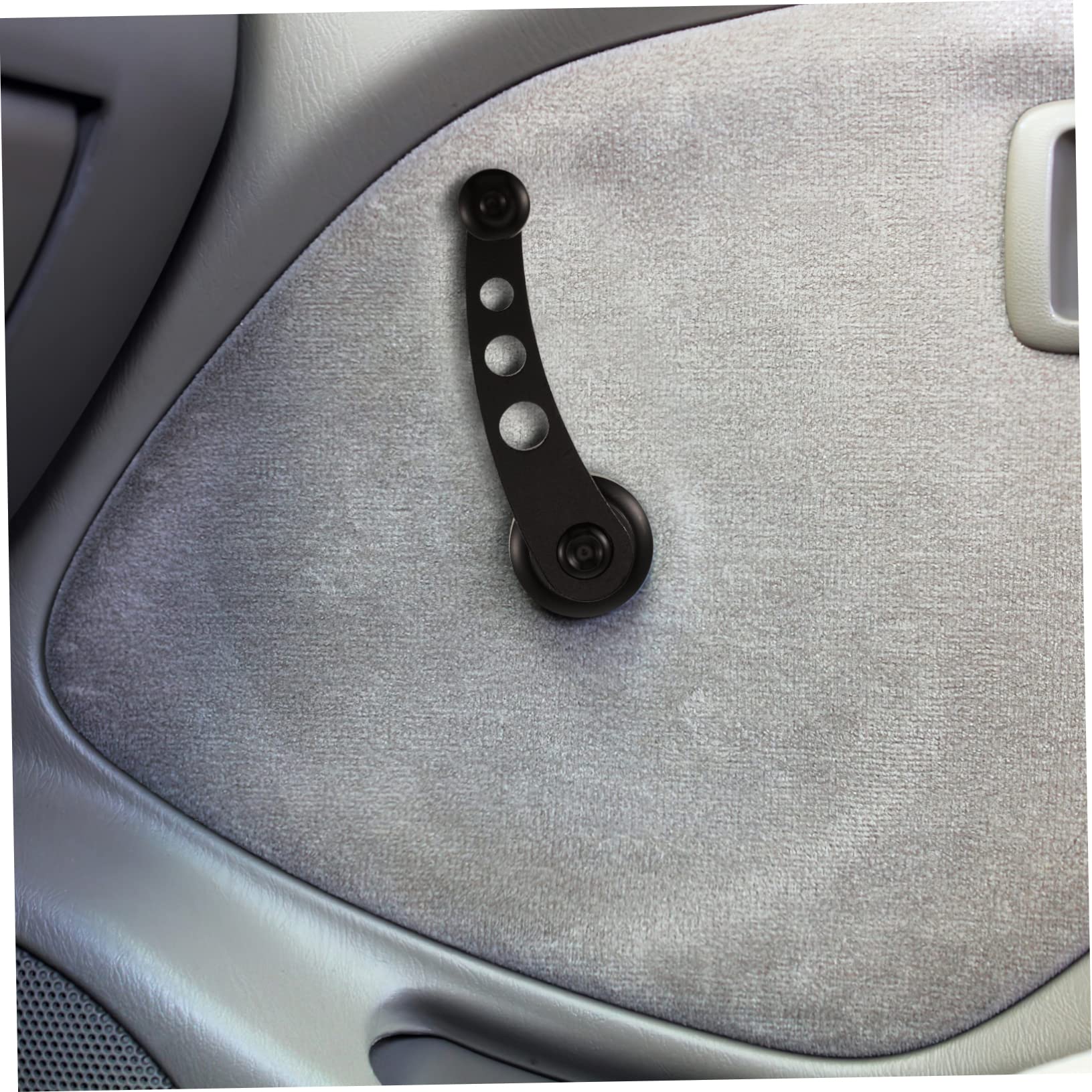 OUNONA Autofenster-Rüttelgriff Set Aluminium Universal Kurbelgriff Für Manuelle Fensterheber Links Und Rechts Mit Befestigungsklammer Auto Innenausstattung Ersatzteile