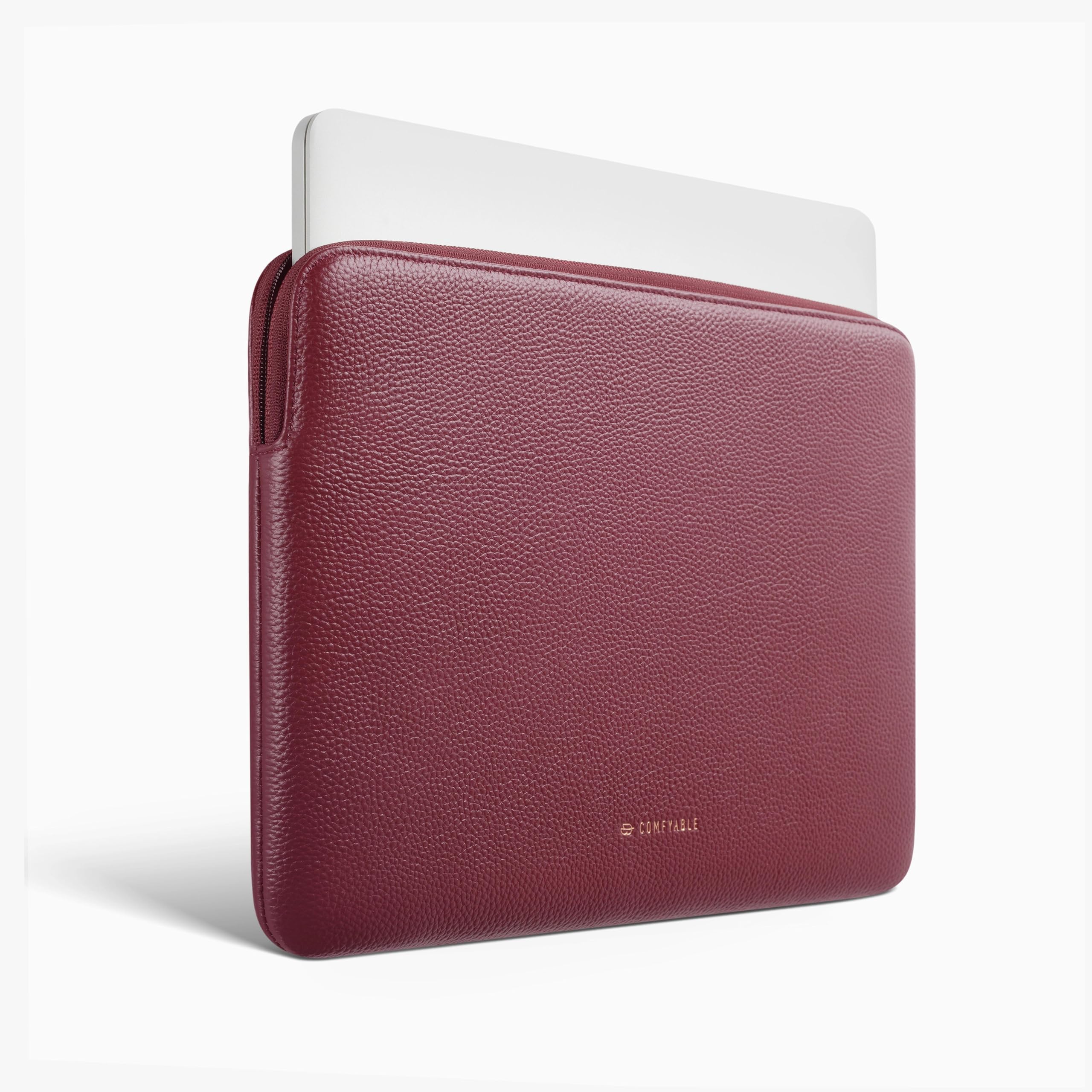 Comfyable Custodia per computer portatile in vera pelle, compatibile con MacBook Air M5 da 33 cm e MacBook Pro M5 Pro/Max 2026 da 13 pollici 14 pollici, custodia imbottita impermeabile per computer